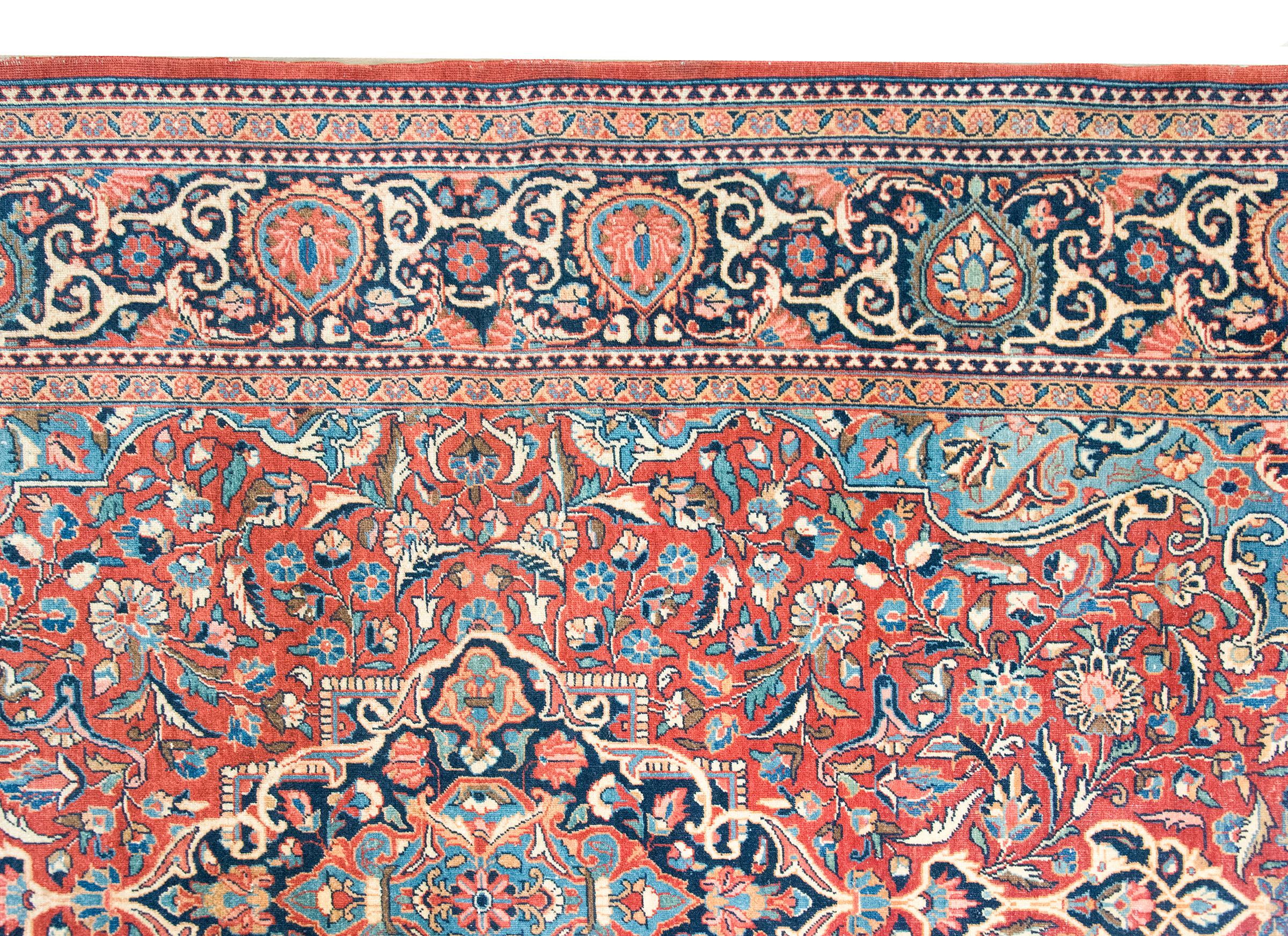 Tappeto persiano Kashan dei primi del Novecento in vendita 6