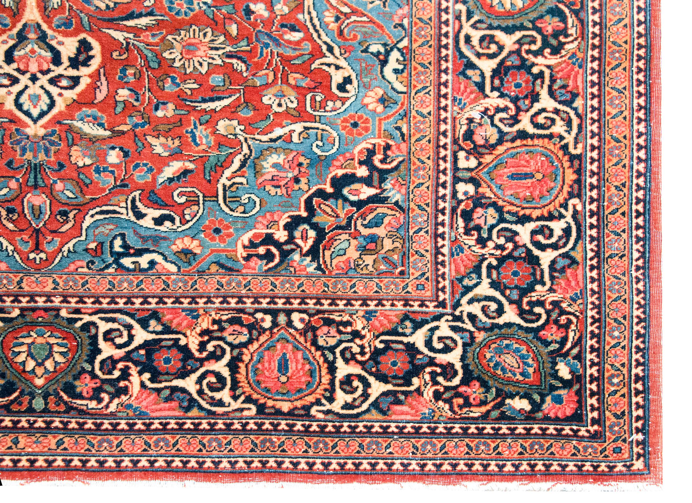 Tappeto persiano Kashan dei primi del Novecento in vendita 7