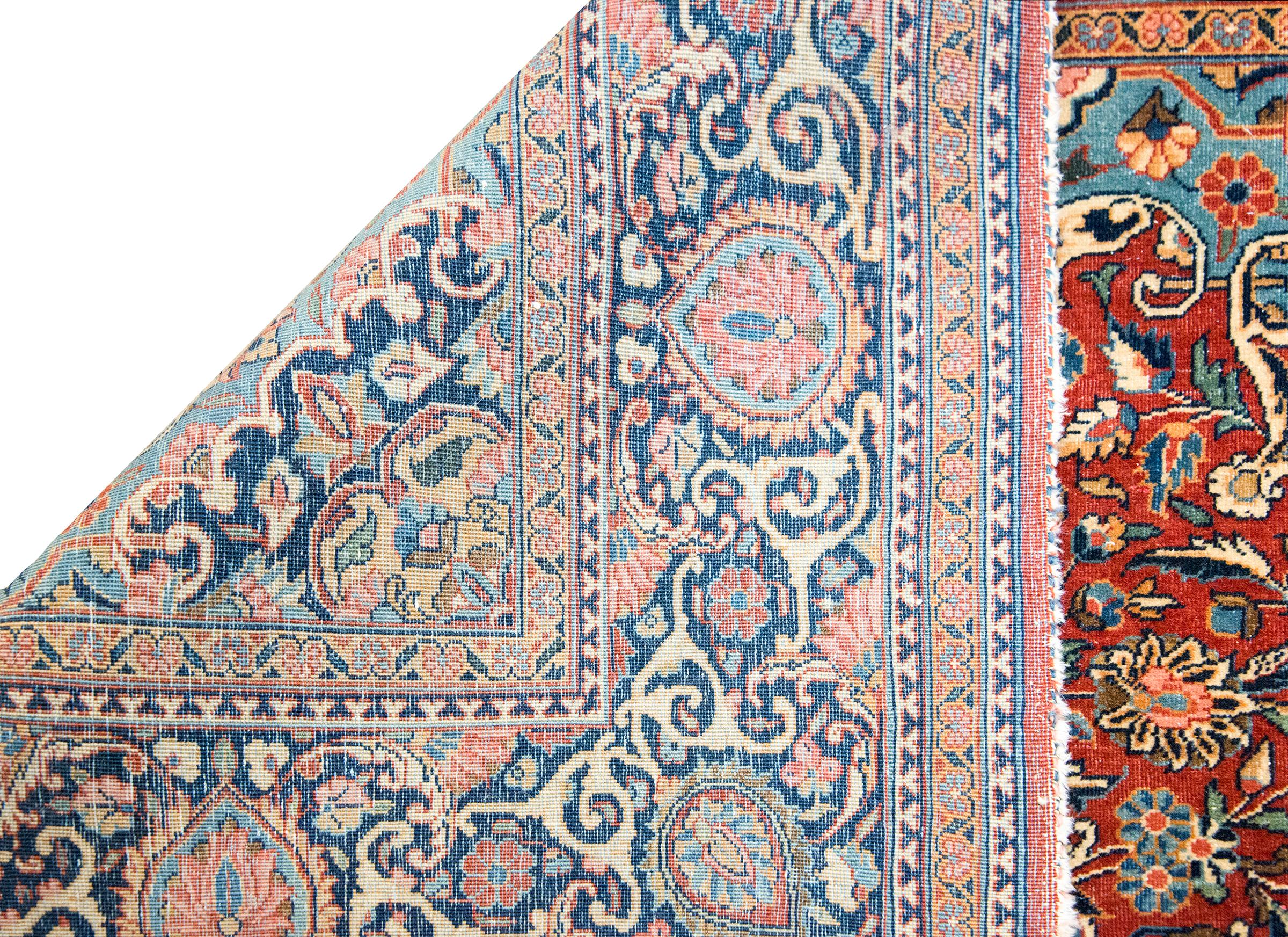 Tappeto persiano Kashan dei primi del Novecento in vendita 8