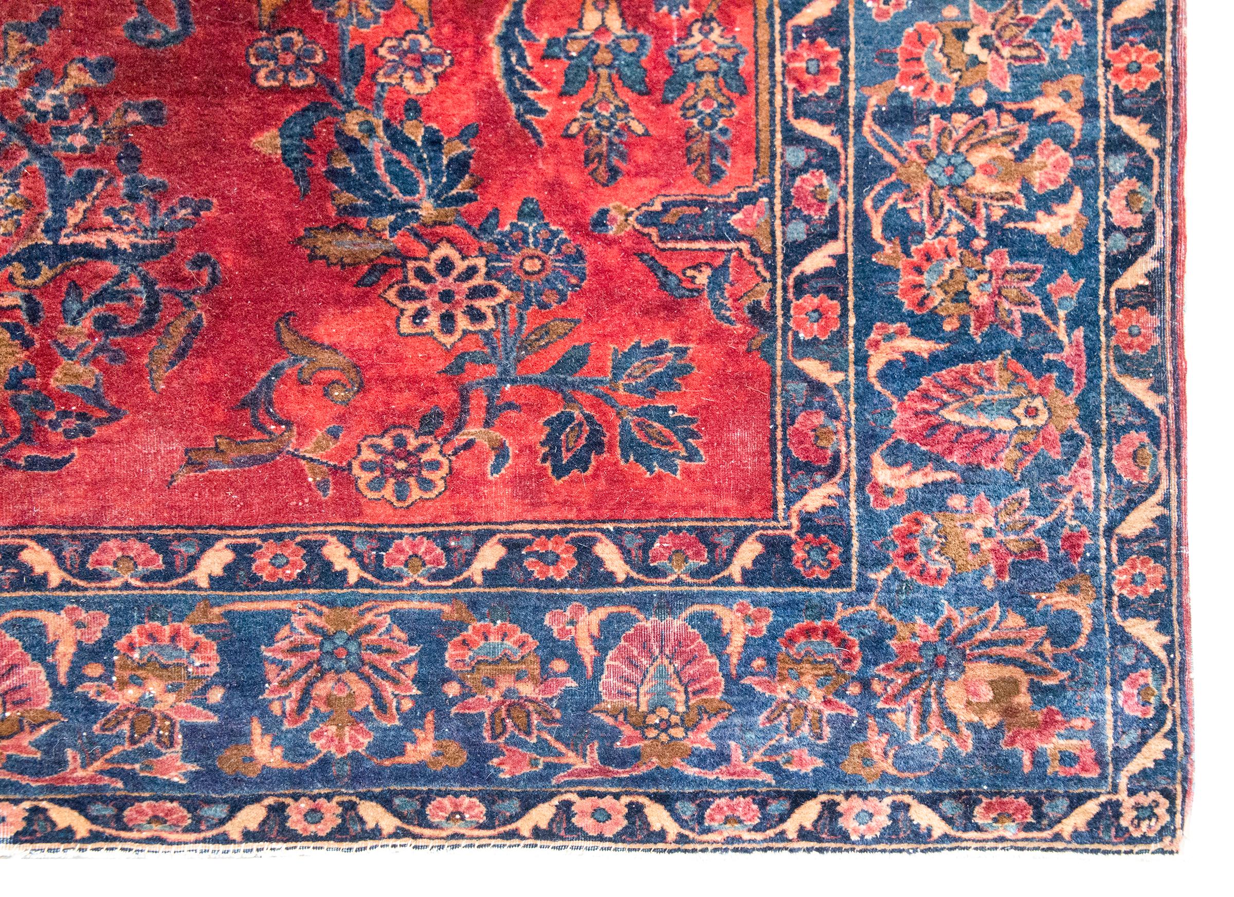 Tappeto persiano Kashan dei primi del Novecento in vendita 8