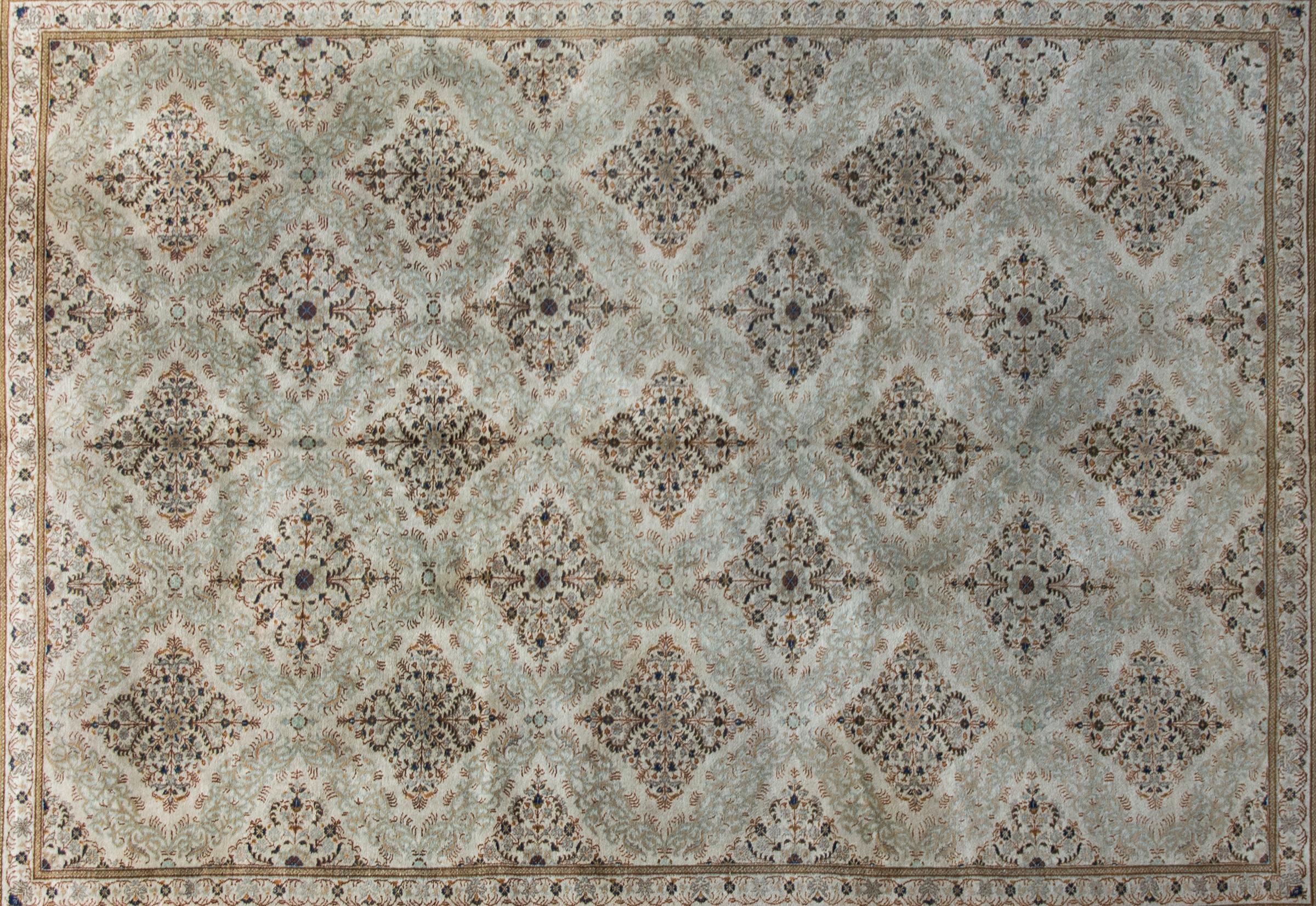 Alfombra persa kashan de principios del siglo XX Kashan en venta