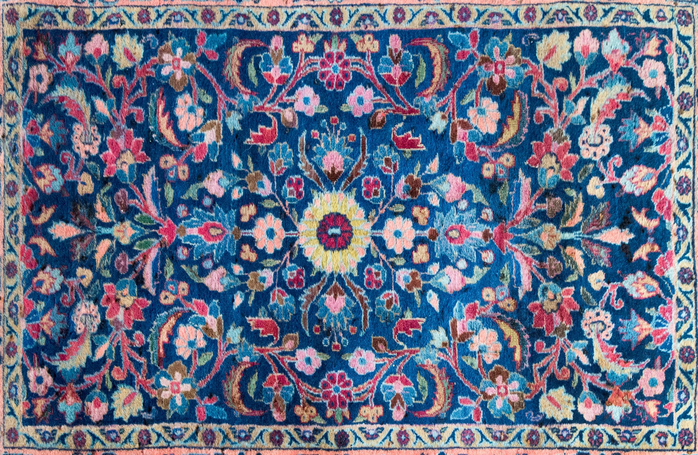 Persiano Tappeto persiano Kashan dei primi del Novecento in vendita
