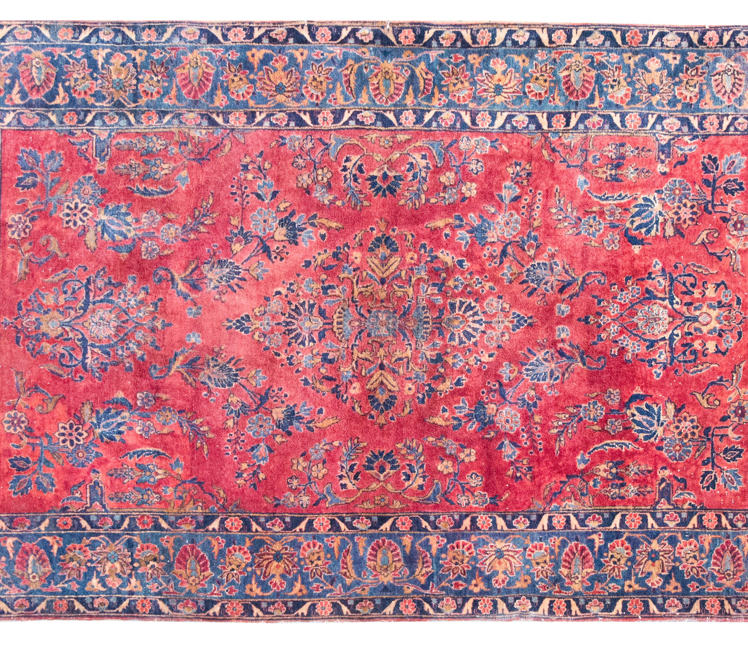 Persiano Tappeto persiano Kashan dei primi del Novecento in vendita