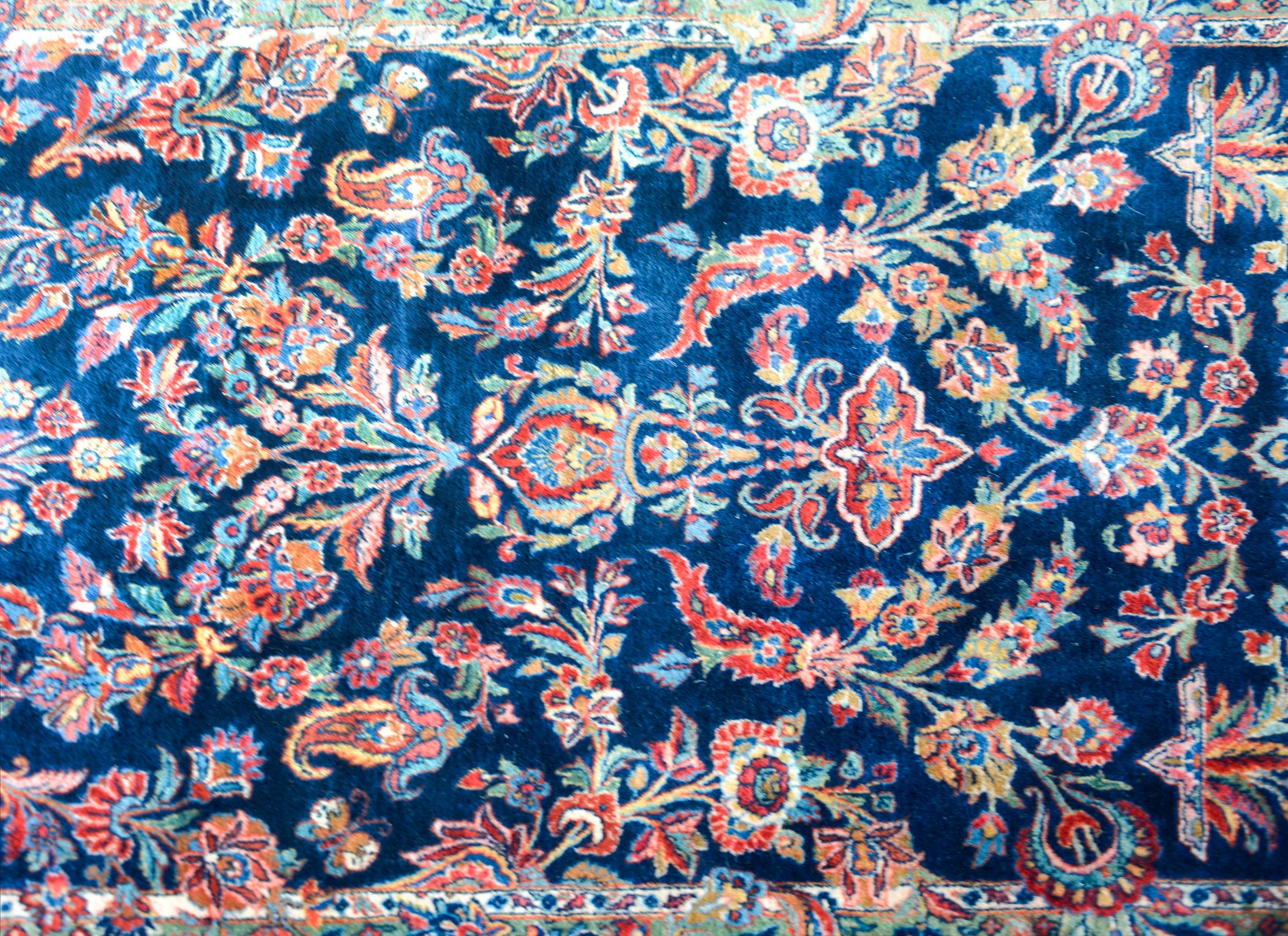 Persischer Kashan-Teppich des frühen 20. Jahrhunderts (Handgeknüpft) im Angebot