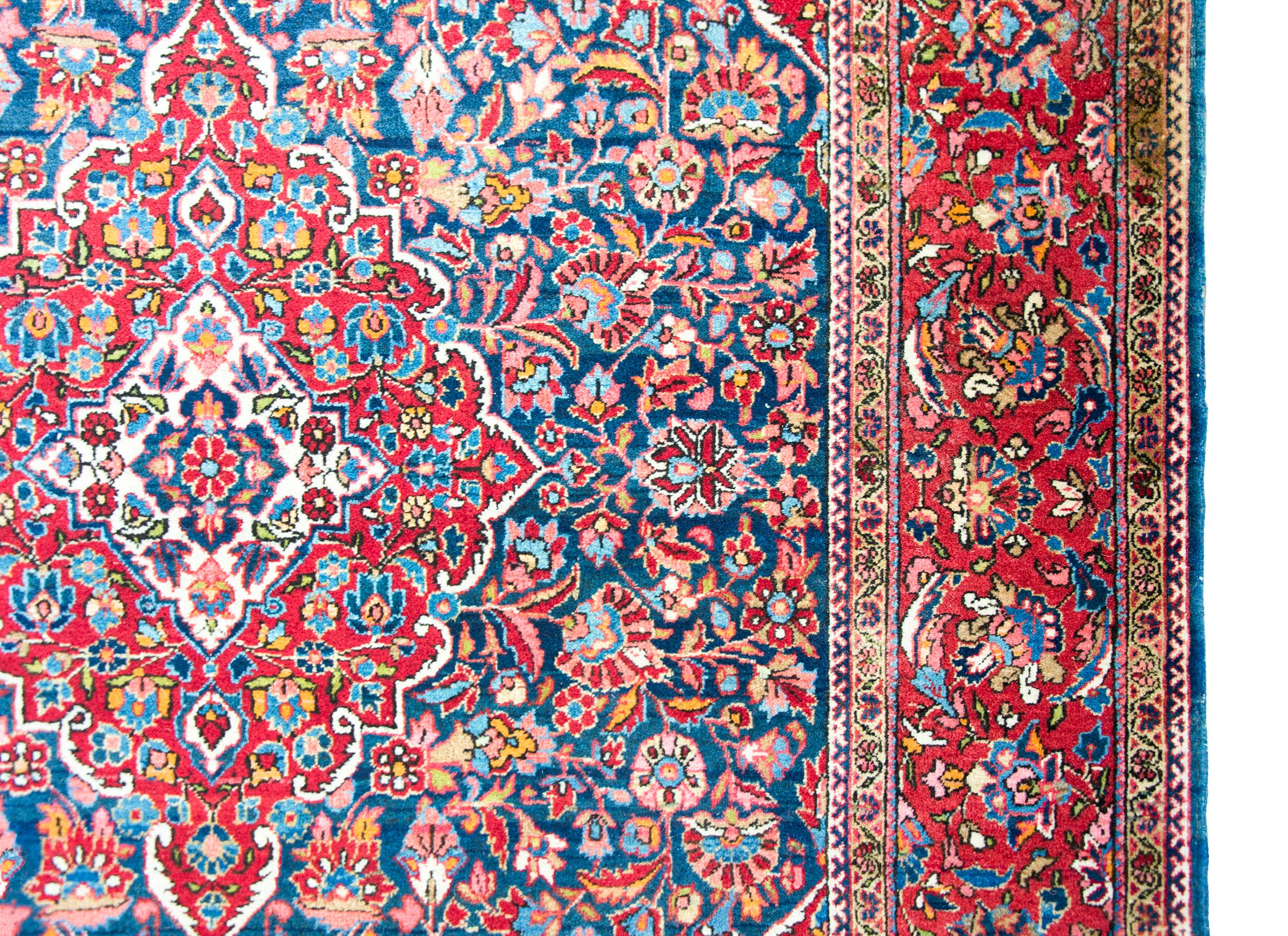 Mid-20th Century Early 20th Century Persian Kashan Rug For Sale