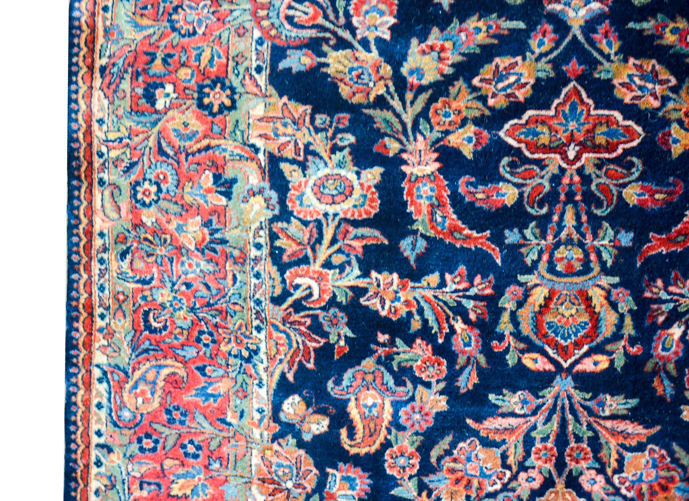 Persischer Kashan-Teppich des frühen 20. Jahrhunderts (Mitte des 20. Jahrhunderts) im Angebot