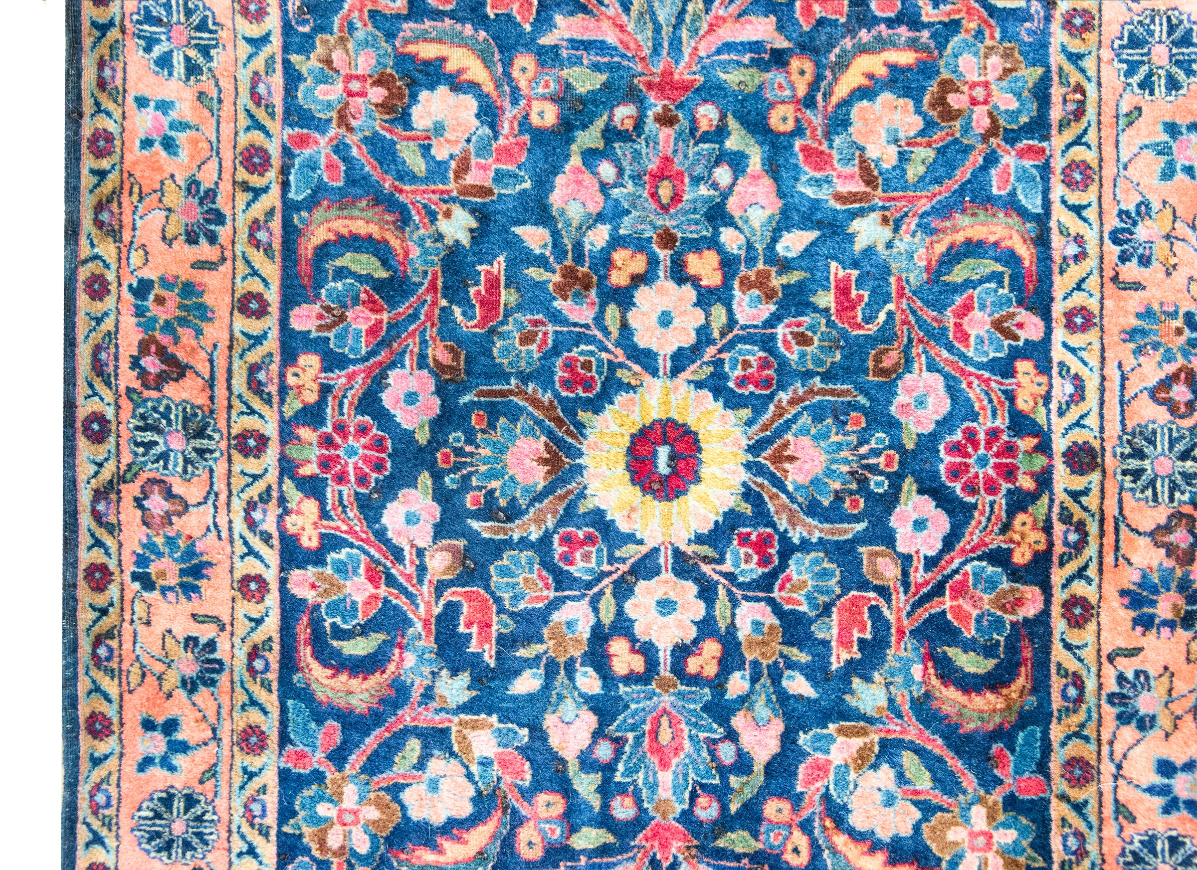 Inizio XX secolo Tappeto persiano Kashan dei primi del Novecento in vendita