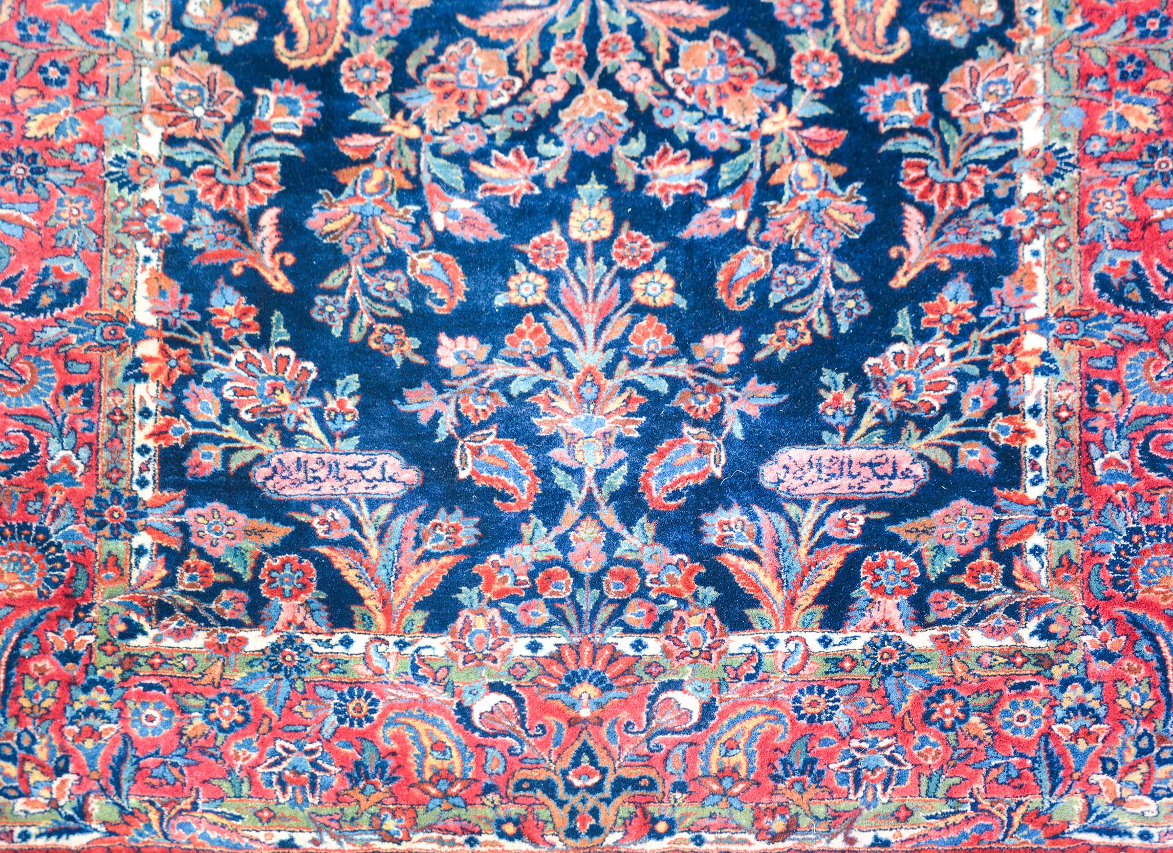 Persischer Kashan-Teppich des frühen 20. Jahrhunderts (Wolle) im Angebot