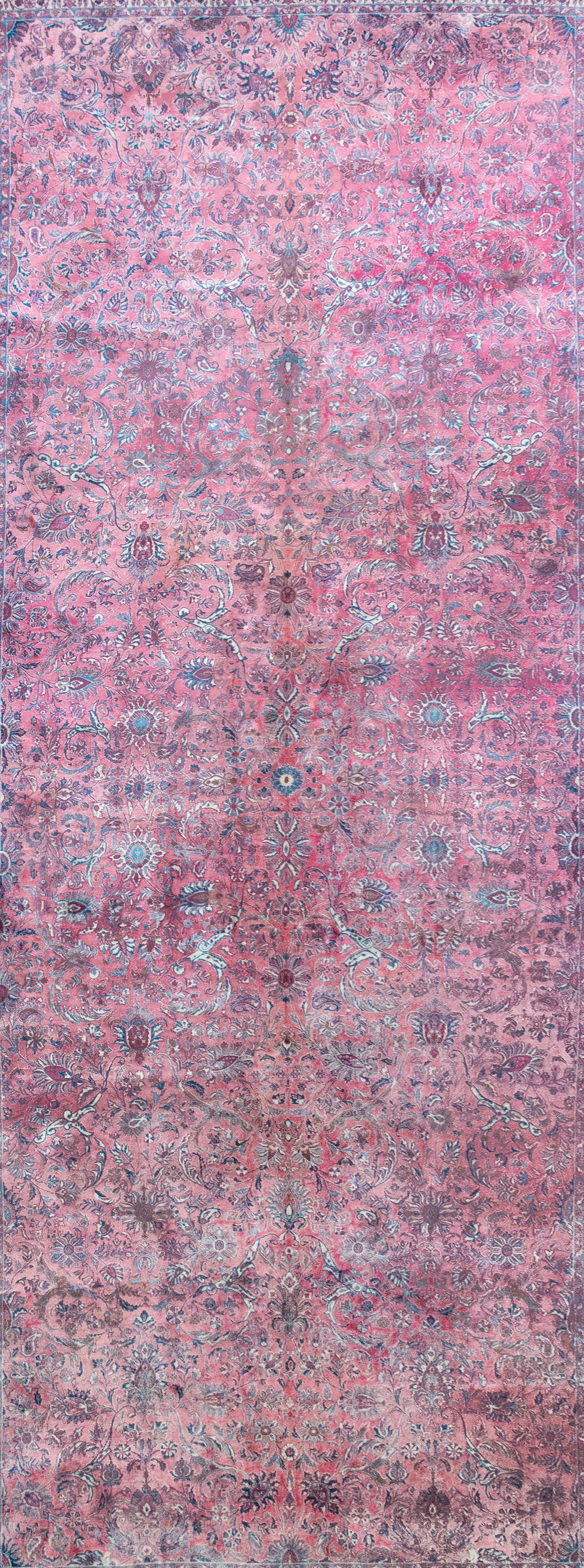 Lana Tappeto persiano Kashan dei primi del Novecento in vendita