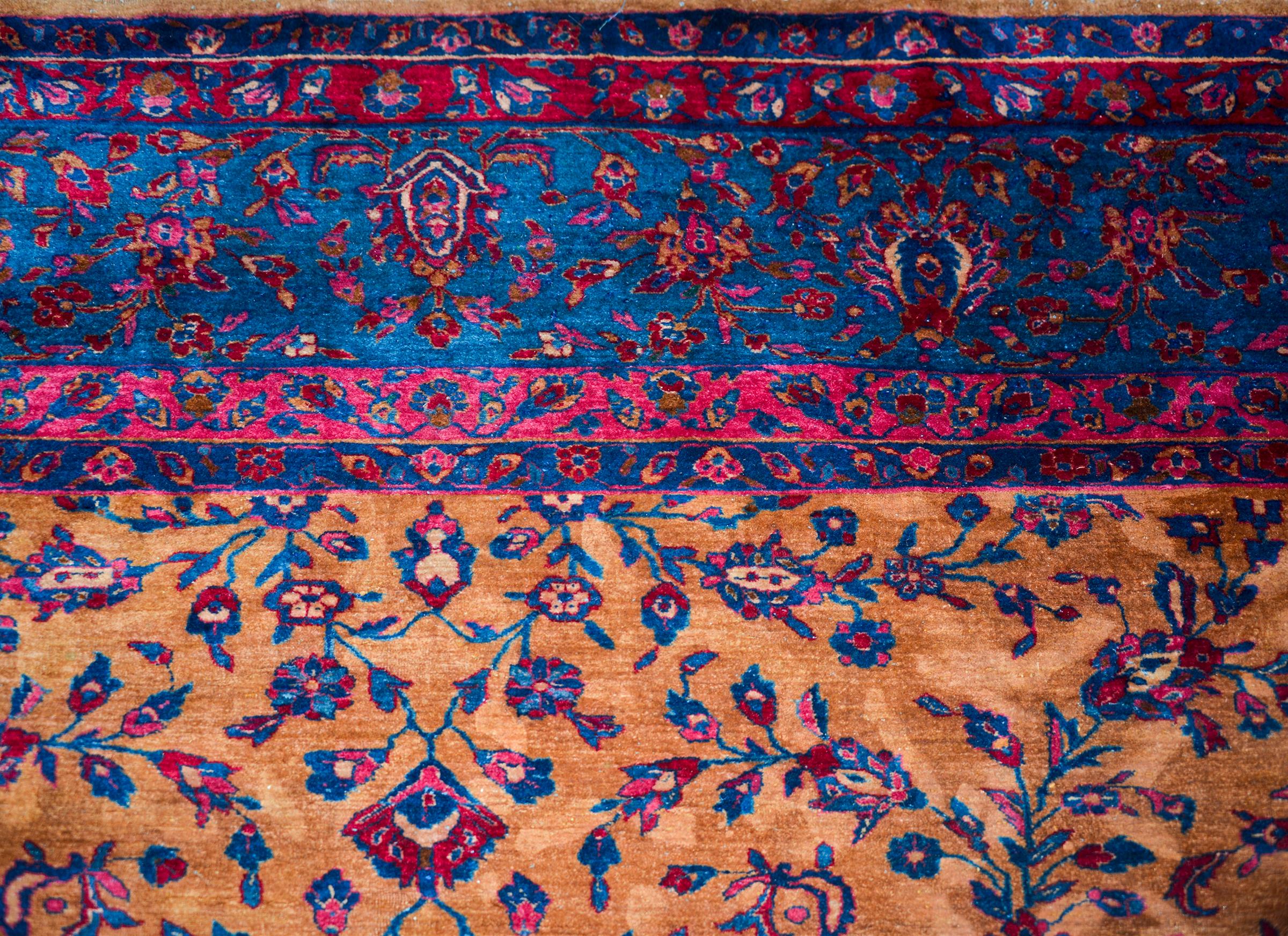 Persischer Kashan-Teppich des frühen 20. Jahrhunderts im Angebot 1