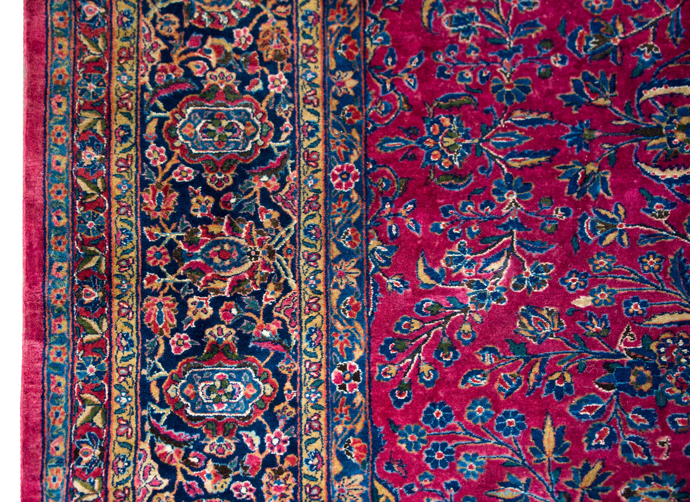 Early 20th Century Persian Kashan Rug For Sale 4