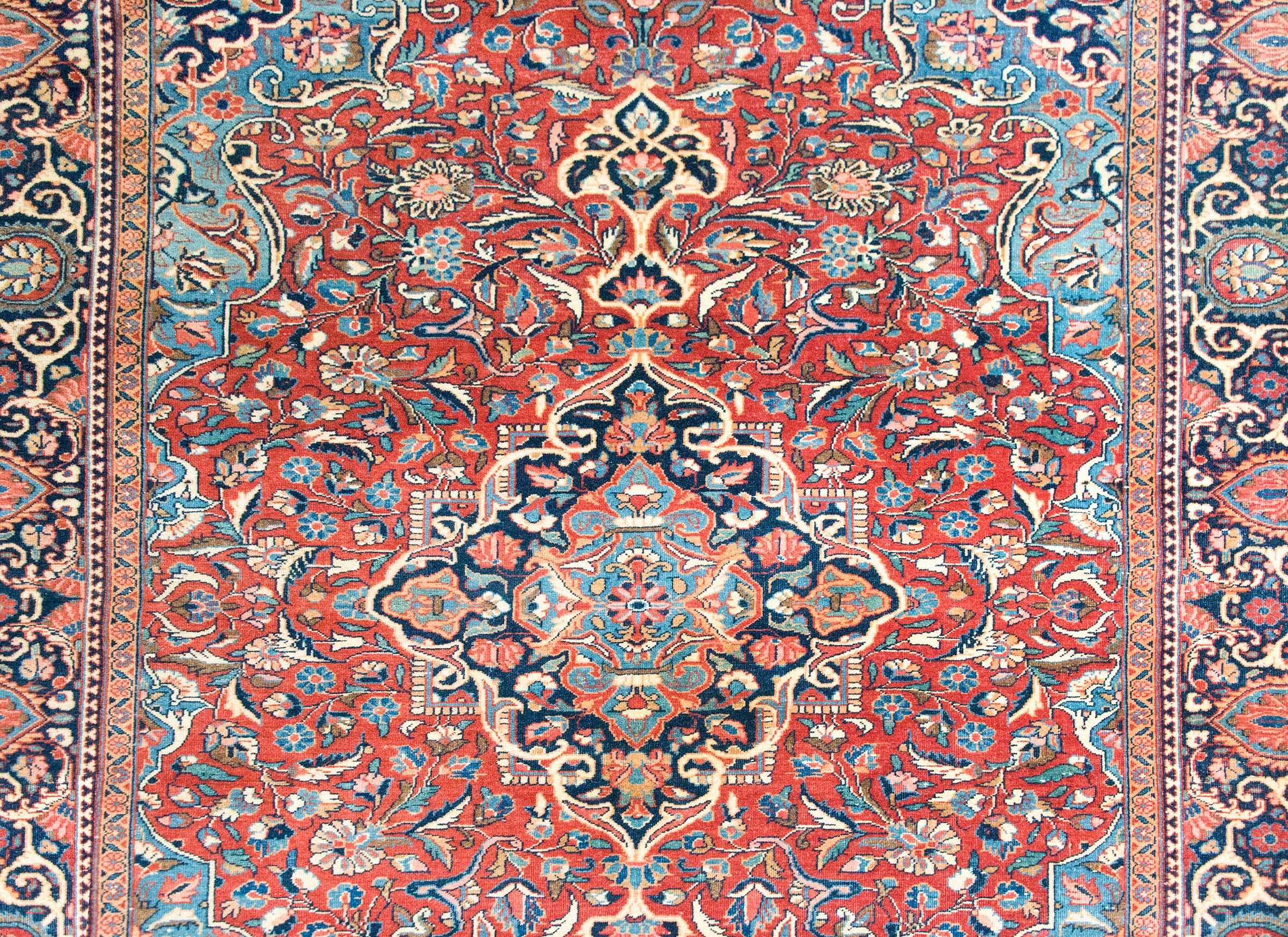 Tappeto persiano Kashan dei primi del Novecento in vendita 2