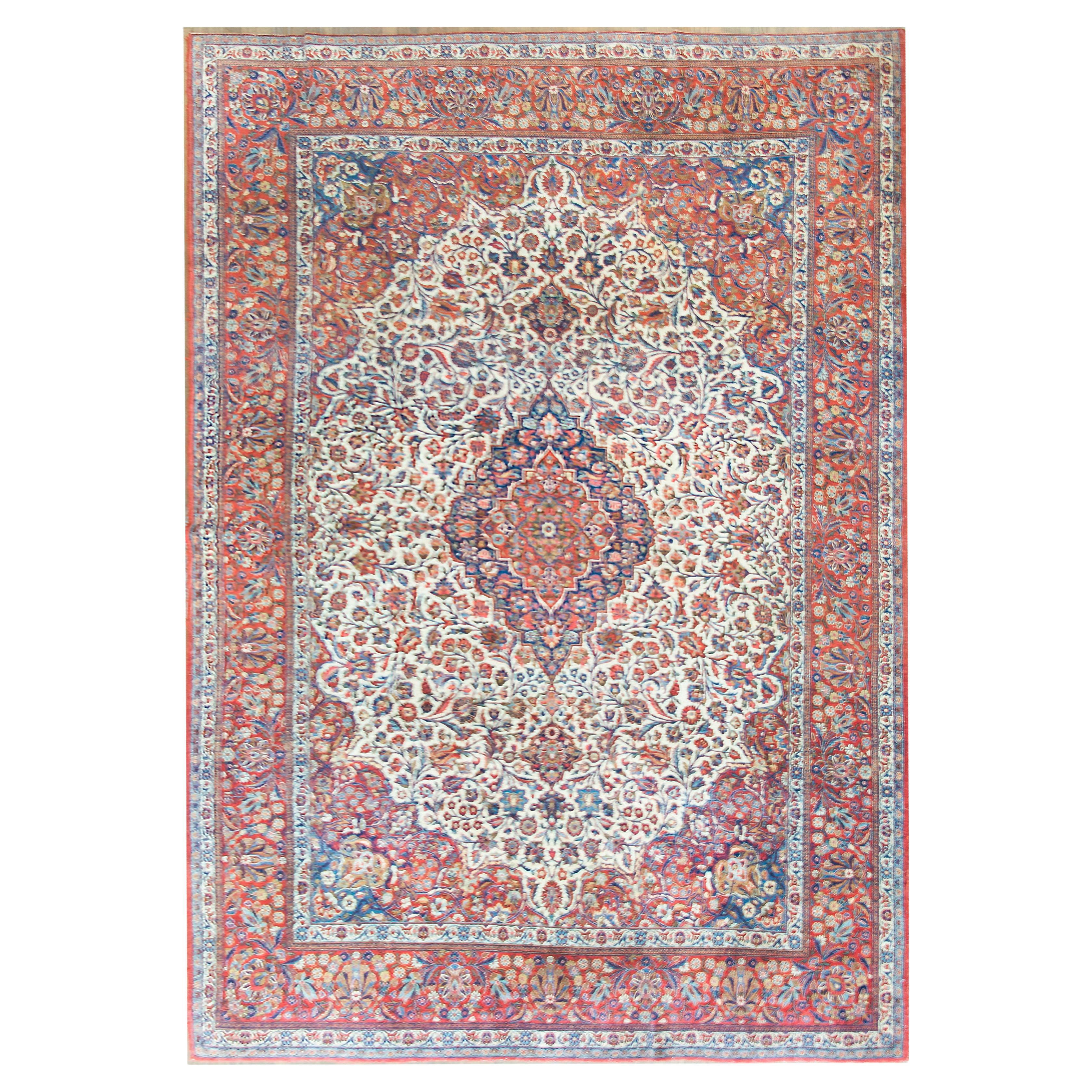 Persischer Kashan-Teppich des frühen 20. Jahrhunderts im Angebot