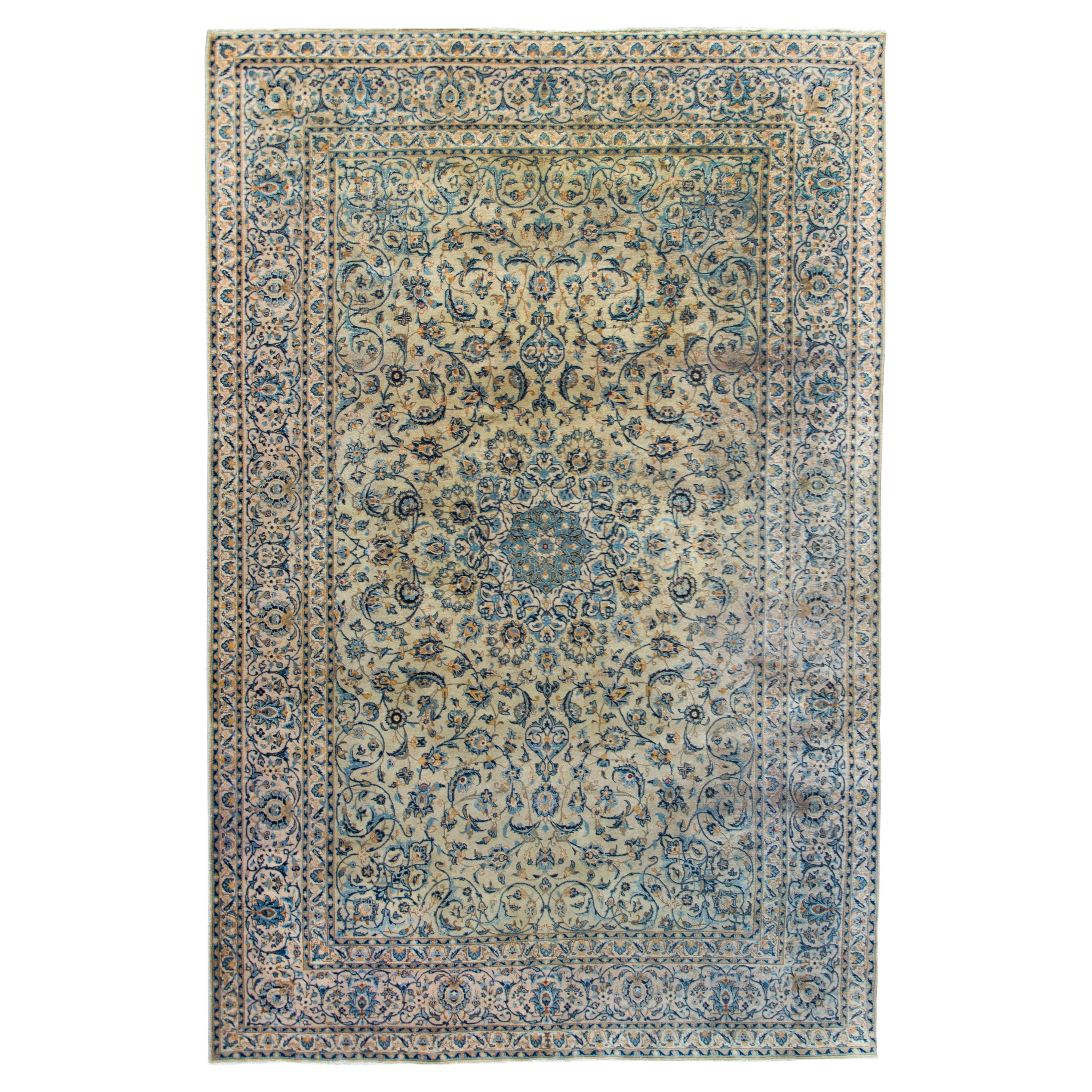 Persischer Kashan-Teppich des frühen 20. Jahrhunderts