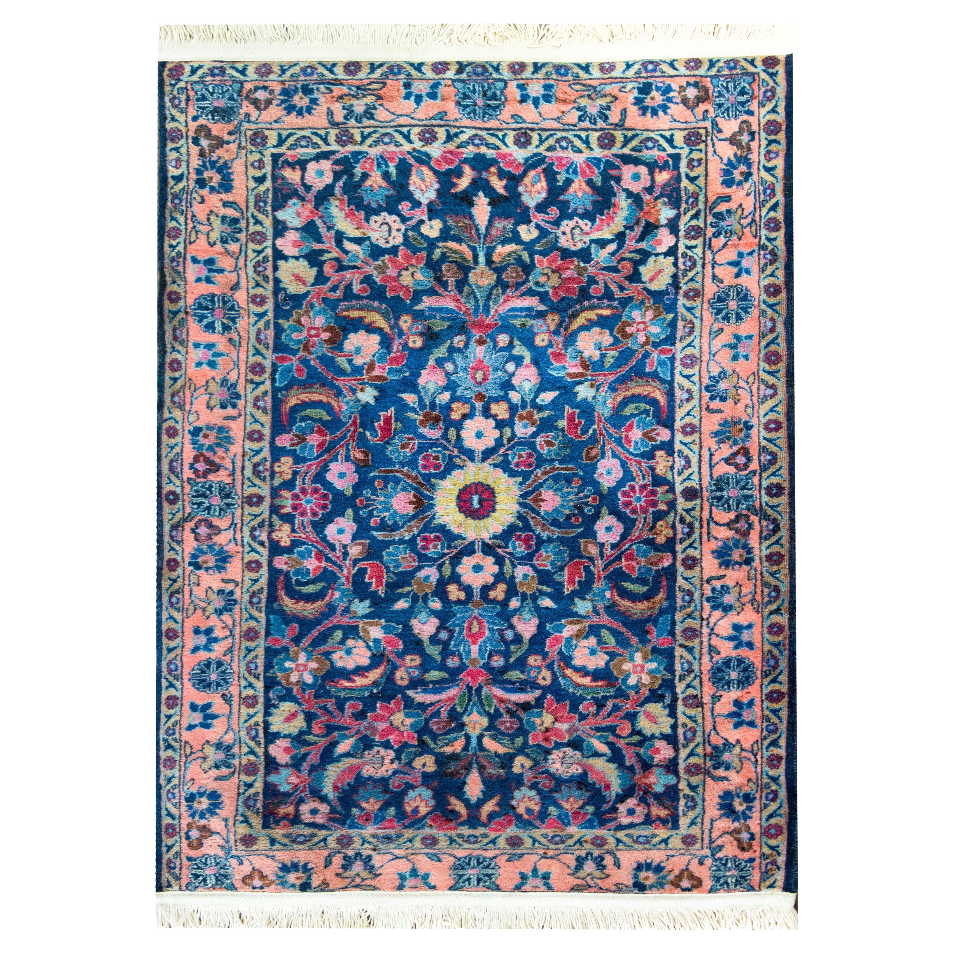 Alfombra persa kashan de principios del siglo XX