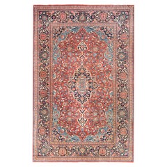 Alfombra persa kashan de principios del siglo XX