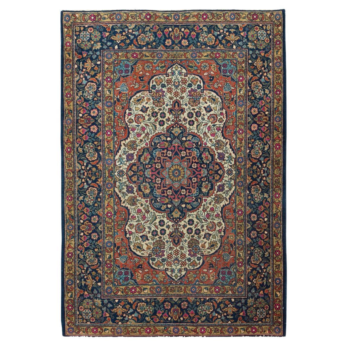 Tapis persan Kashan du début du 20e siècle