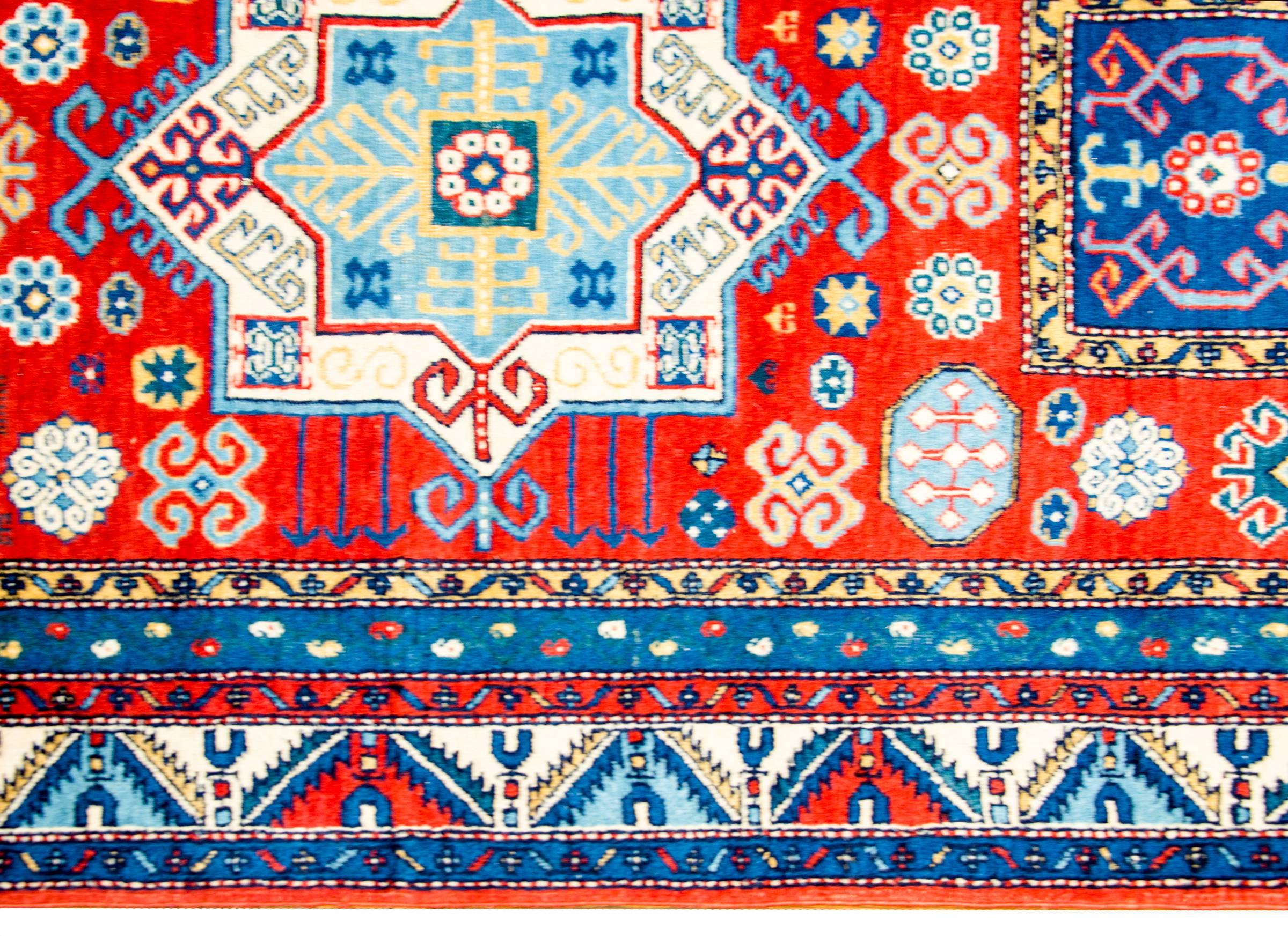 Azerbaijani Early 20th Century Kazak Prayer Rug