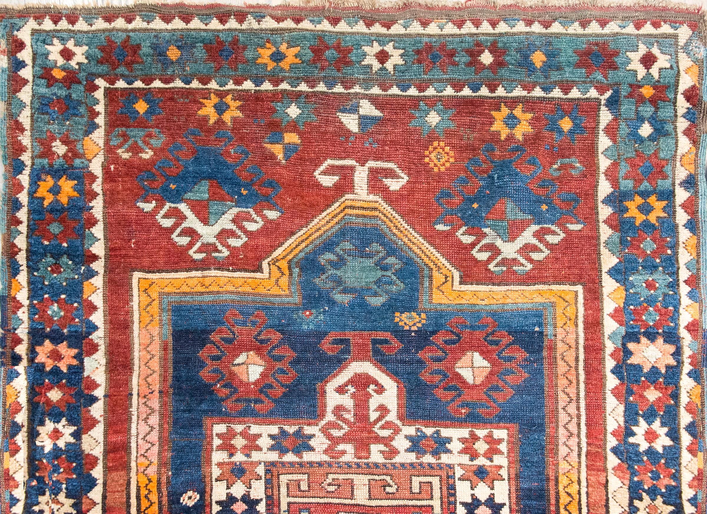 Tappeto persiano Kazak dei primi del Novecento in vendita 3