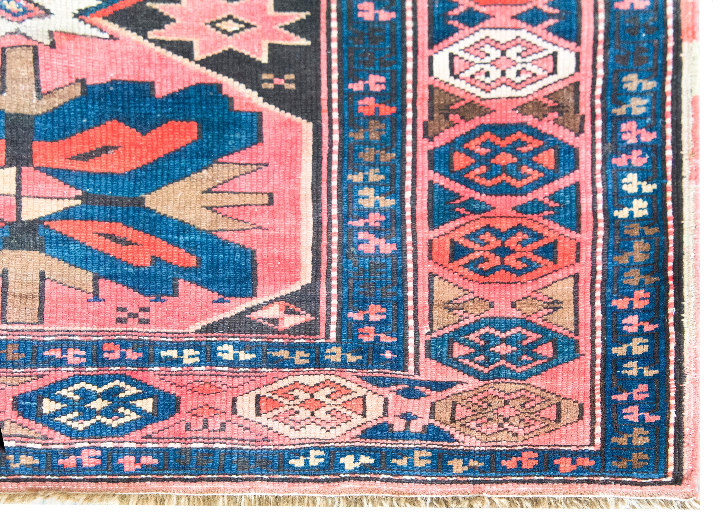 Tappeto persiano Kazak dei primi del Novecento in vendita 5