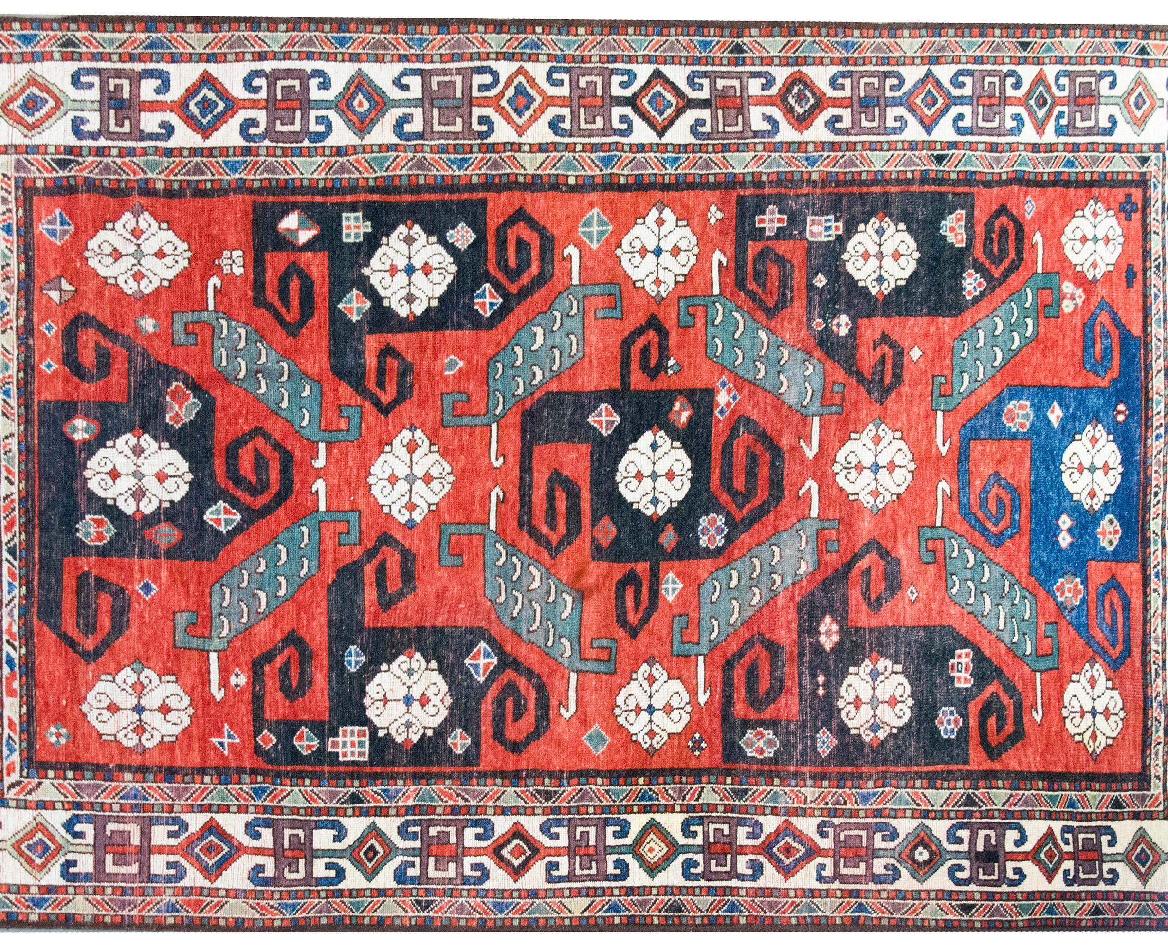 Azerbaijani Early 20th Century Persian Kazak Rug For Sale