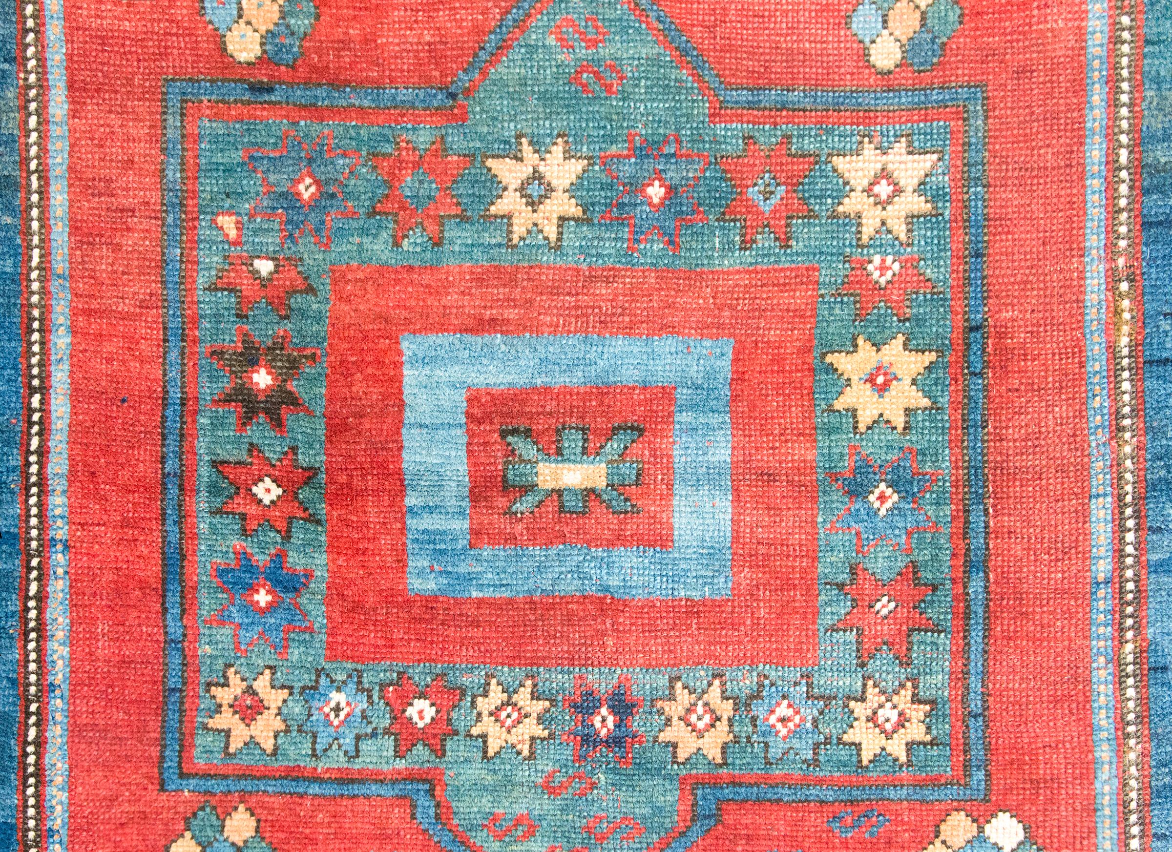 Tappeto persiano Kazak dei primi del Novecento in vendita 1