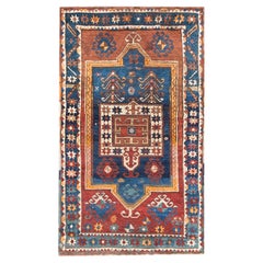 Alfombra Persa Kazak de principios del siglo XX