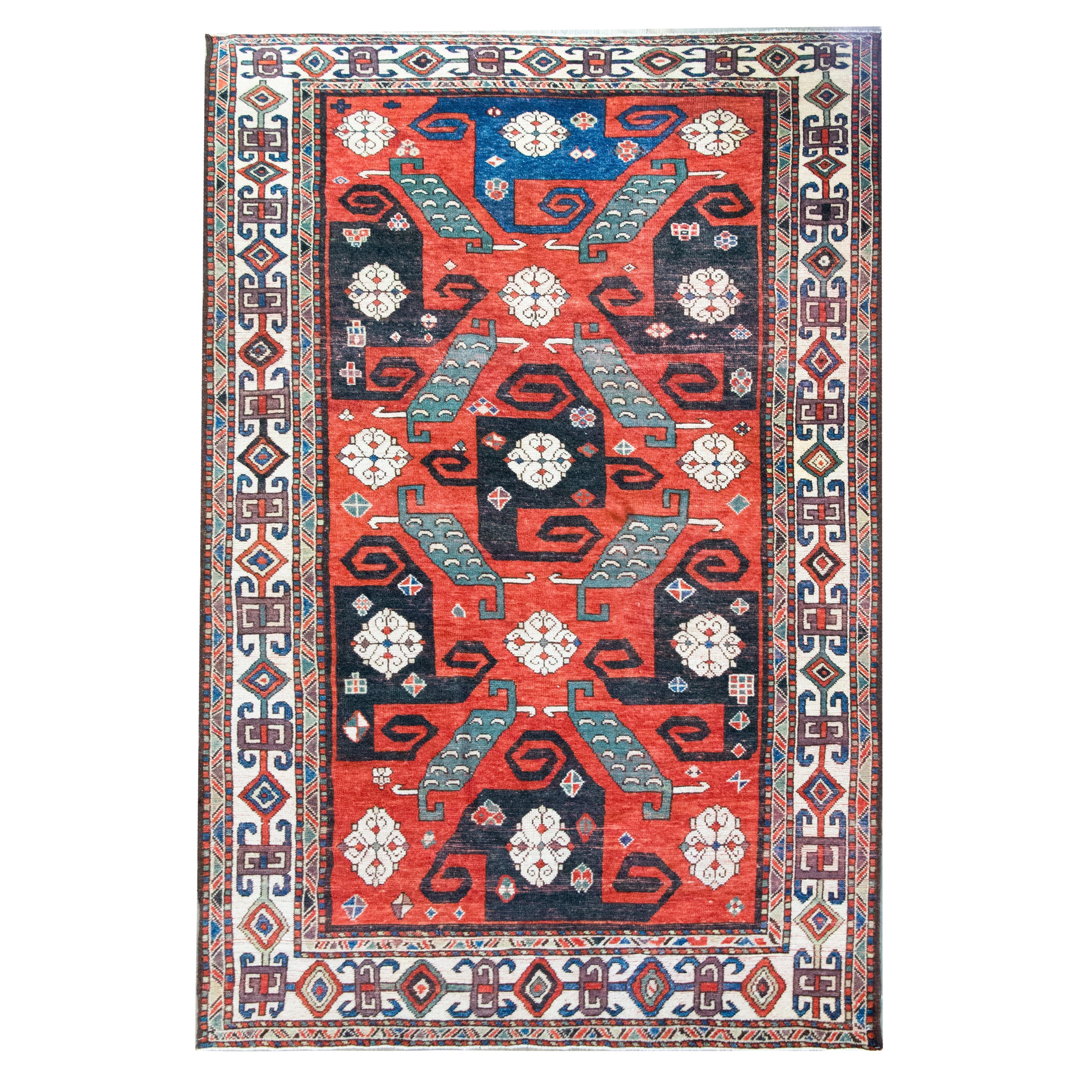 Early 20th Century Persian Kazak Rug