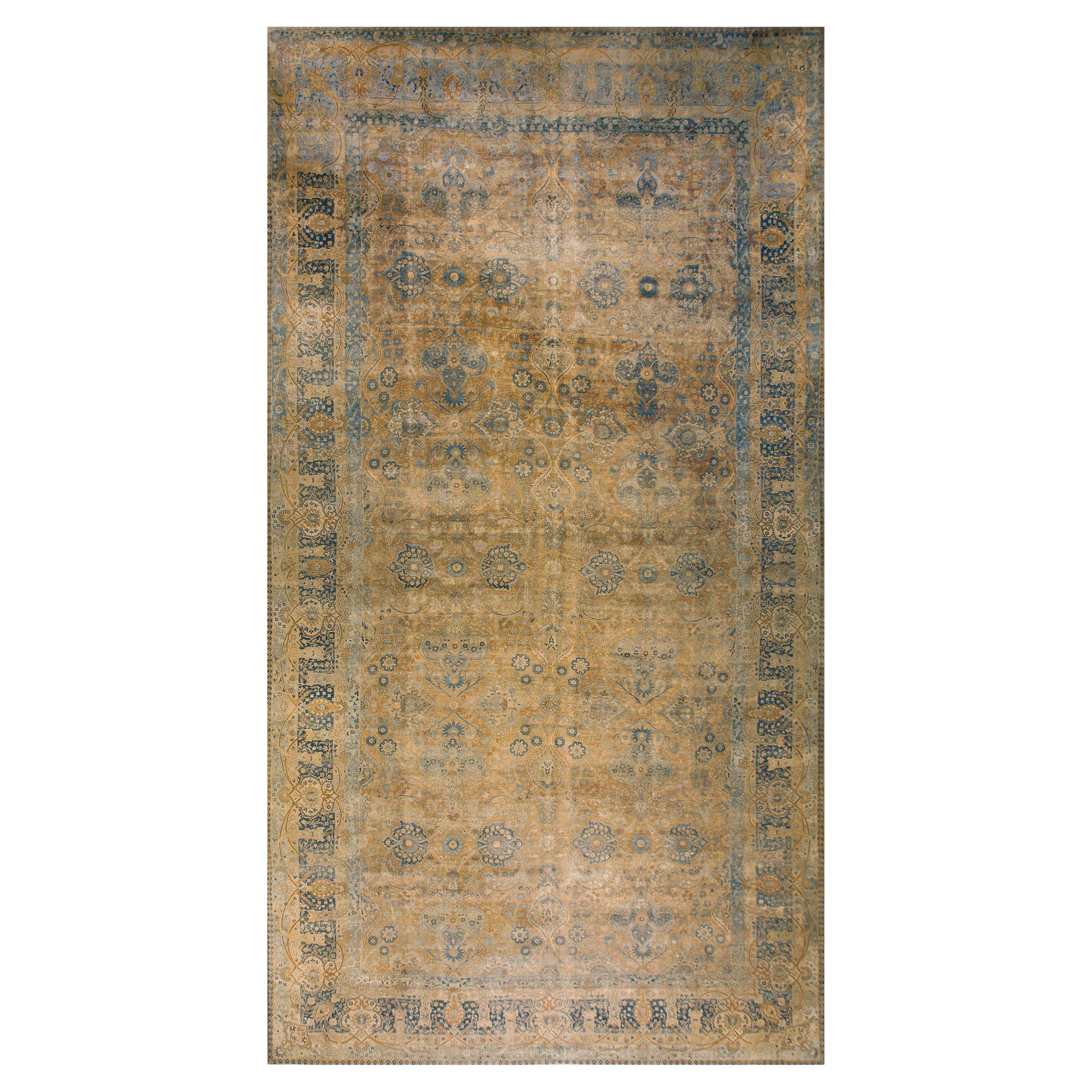 Antiker persischer Kerman-Teppich 11' 8 Zoll x 21' 8 Zoll 
