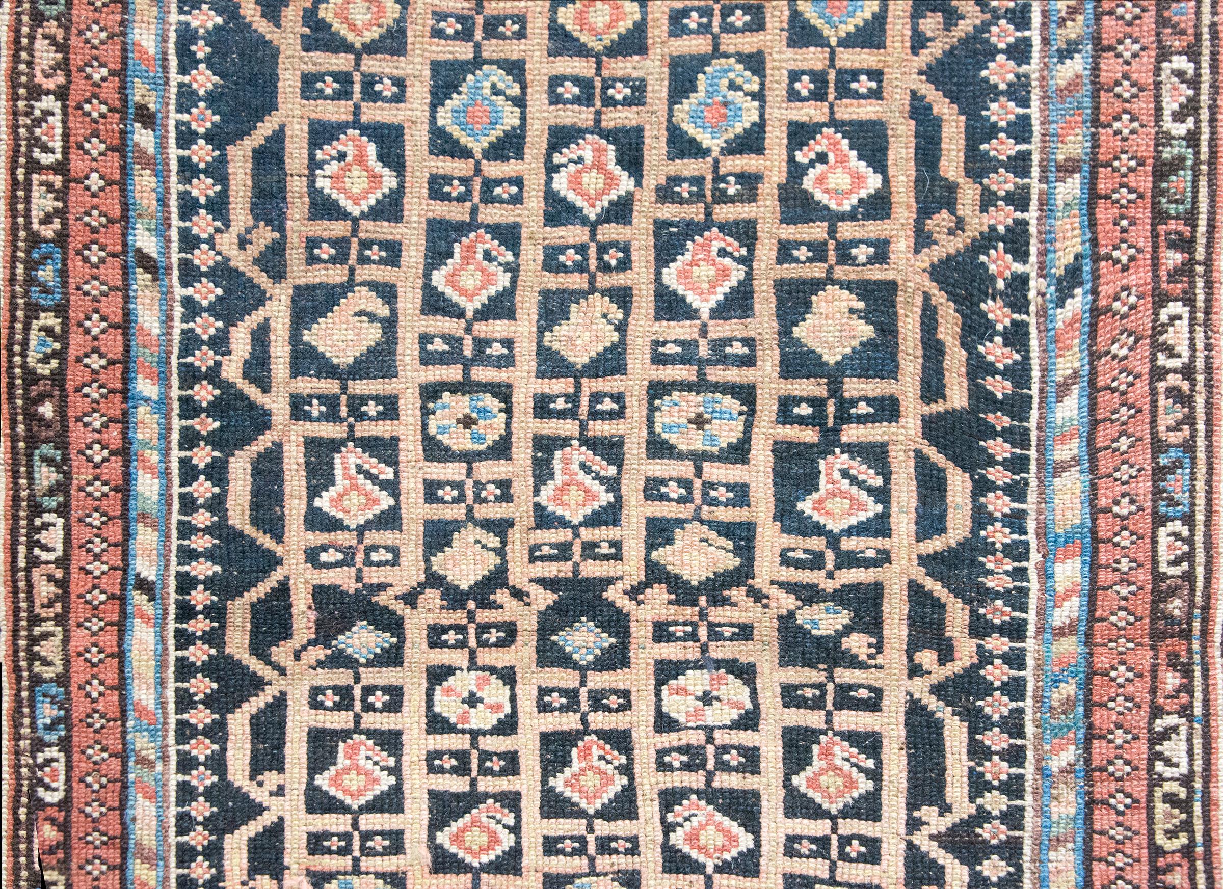 Early 20th Century Persian Khamseh Rug For Sale 3