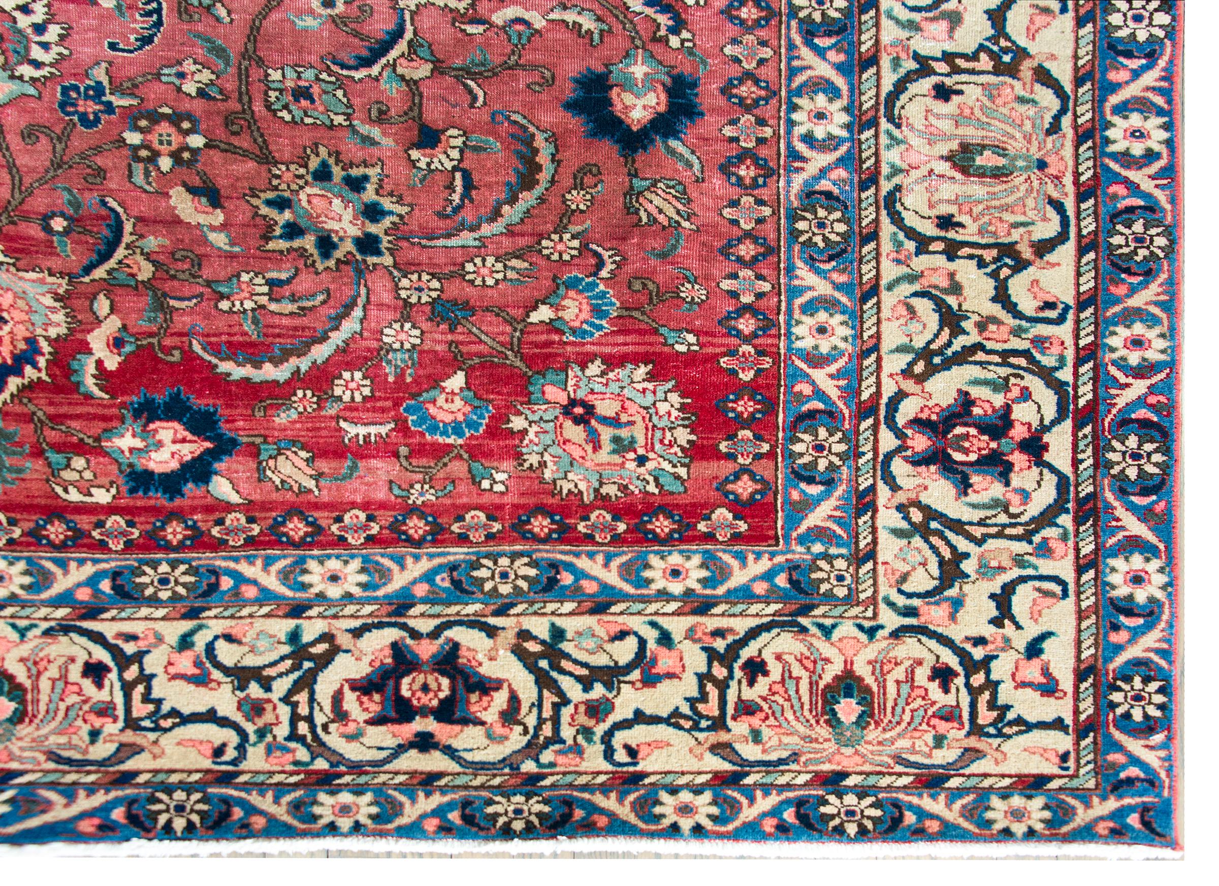 Early 20th Century Persian Khoy Rug For Sale 5