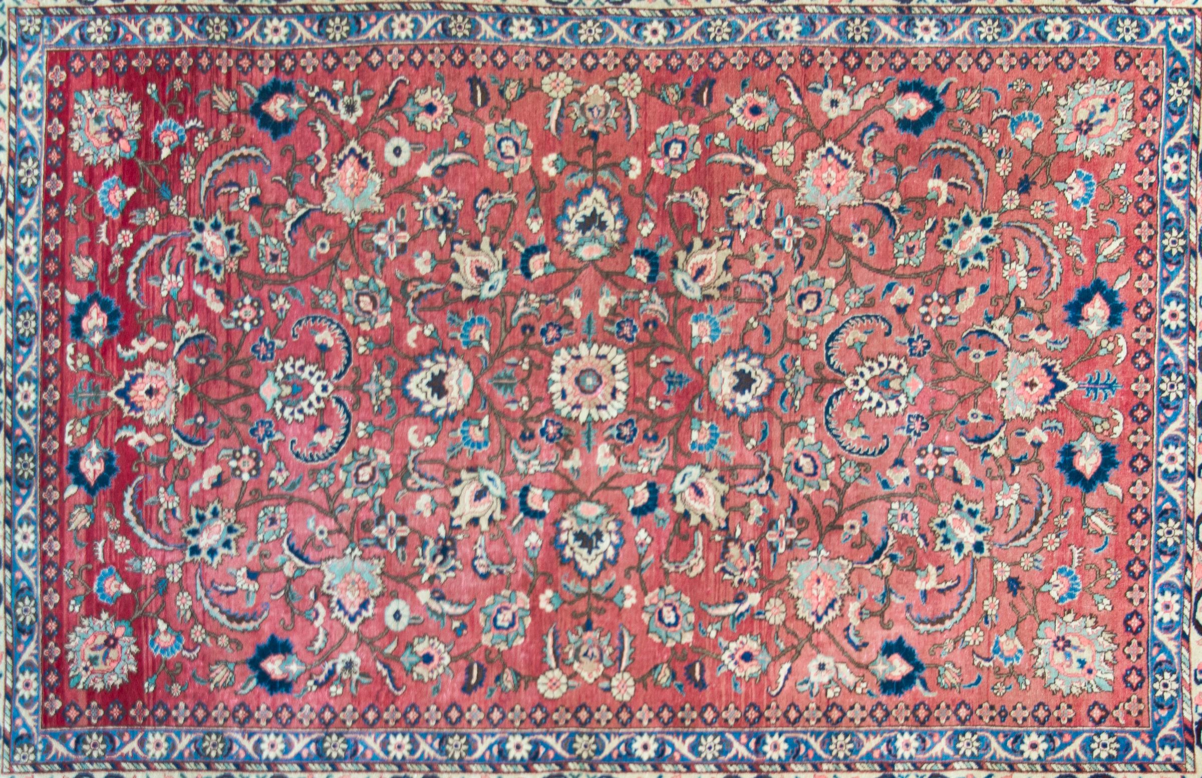 Tribal Early 20th Century Persian Khoy Rug For Sale
