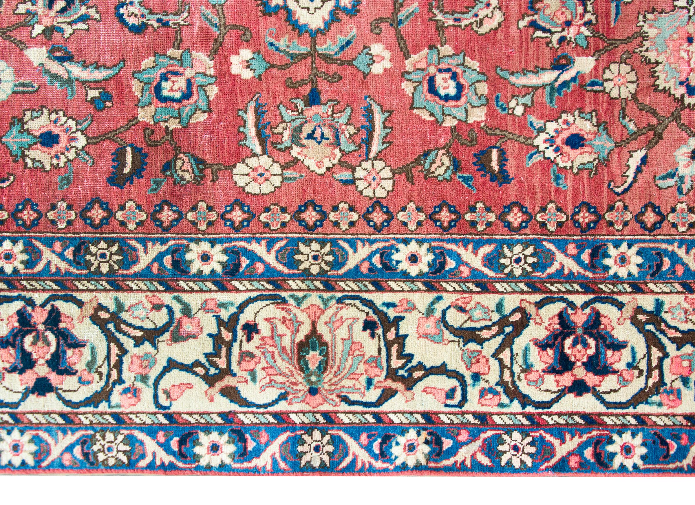 Hand-Knotted Early 20th Century Persian Khoy Rug For Sale