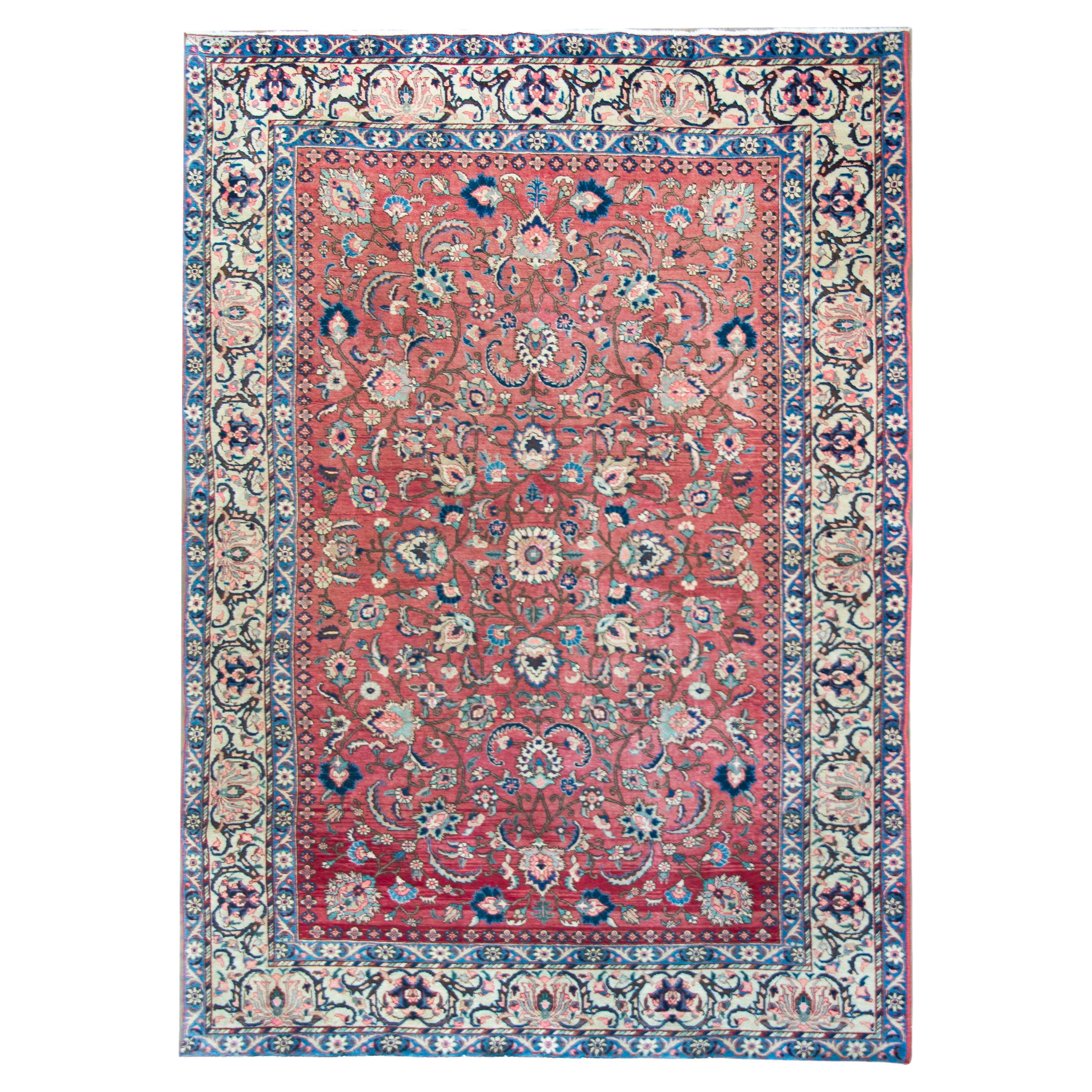 Early 20th Century Persian Khoy Rug For Sale