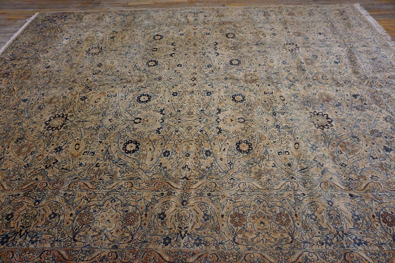 Early 20th Century Persian Kirman Carpet ( 9' x 11'9