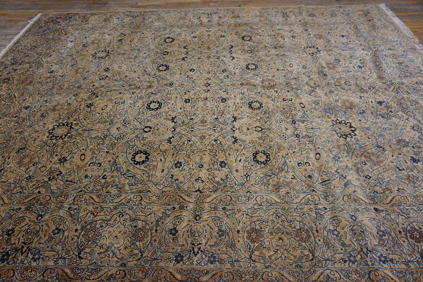 Inizio XX secolo Tappeto persiano Kirman dei primi del Novecento ( 9' x 11'9