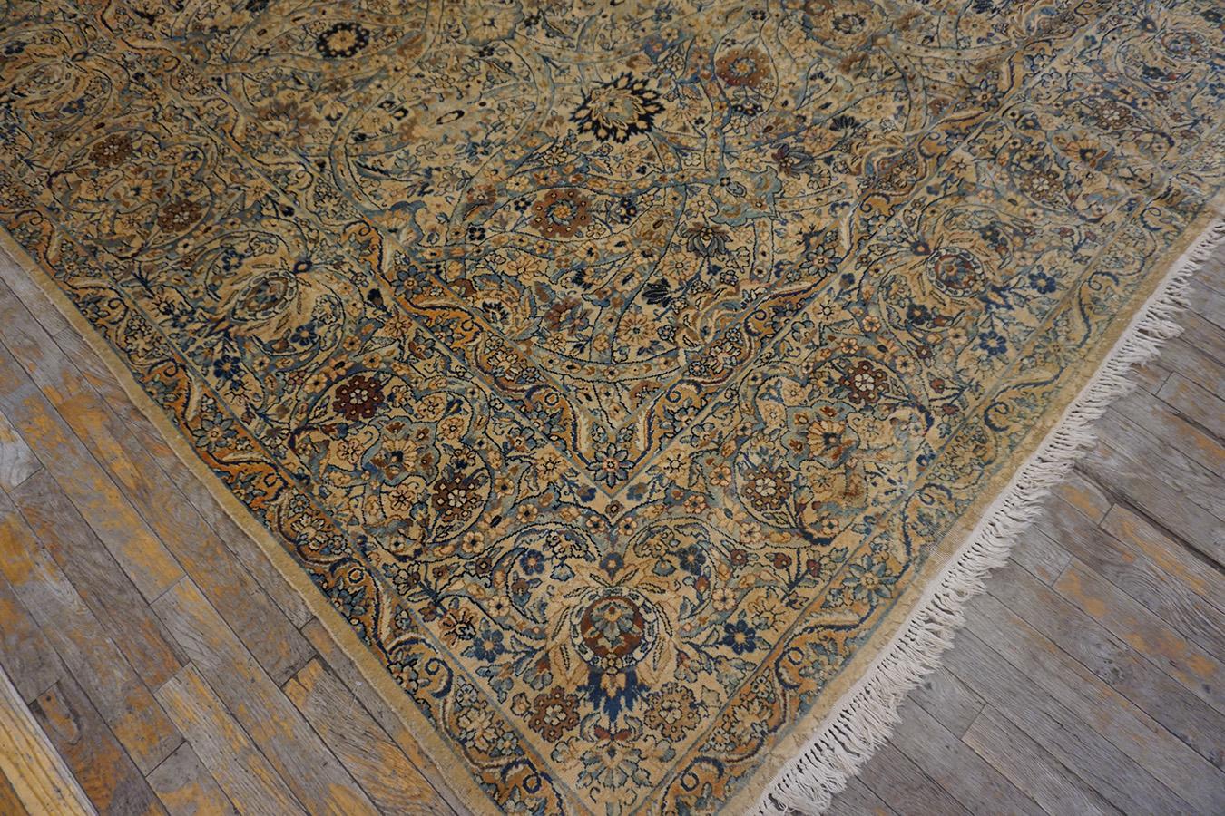 Tappeto persiano Kirman dei primi del Novecento ( 9' x 11'9