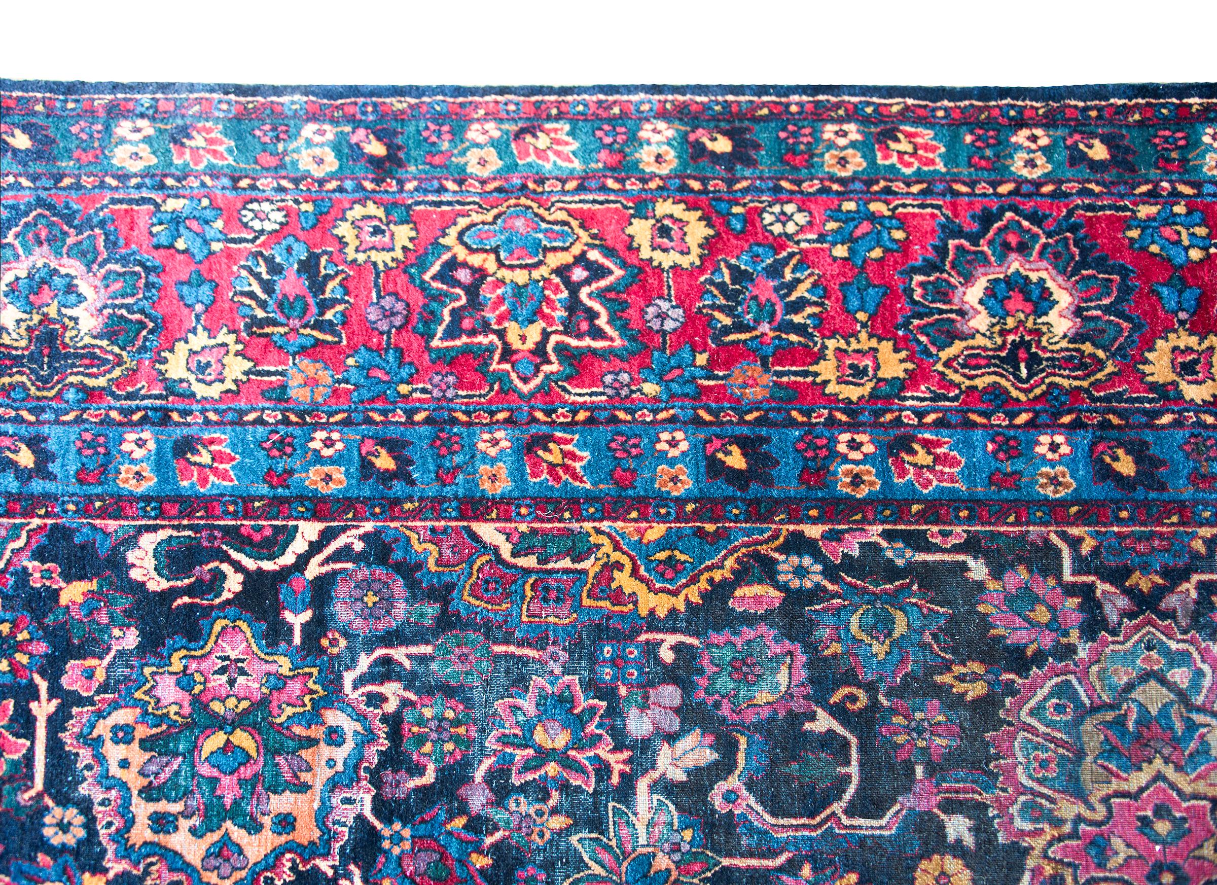 Early 20th Century Persian Kirman Rug For Sale 7
