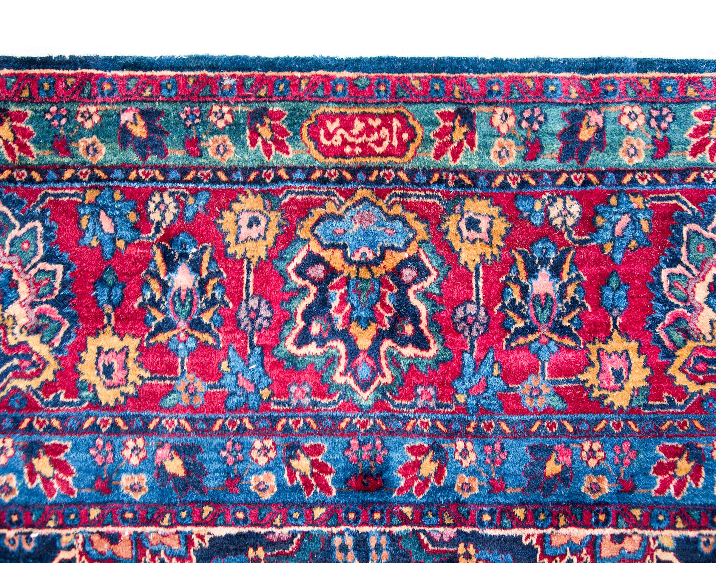 Early 20th Century Persian Kirman Rug For Sale 8
