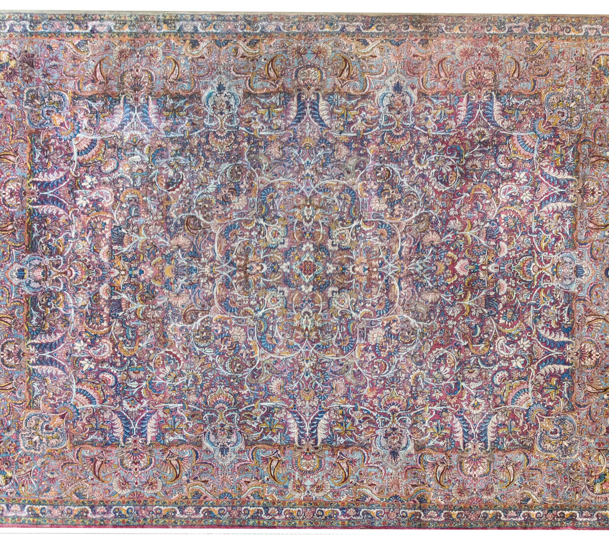 Alfombra persa Kirman de principios del siglo XX Persa en venta