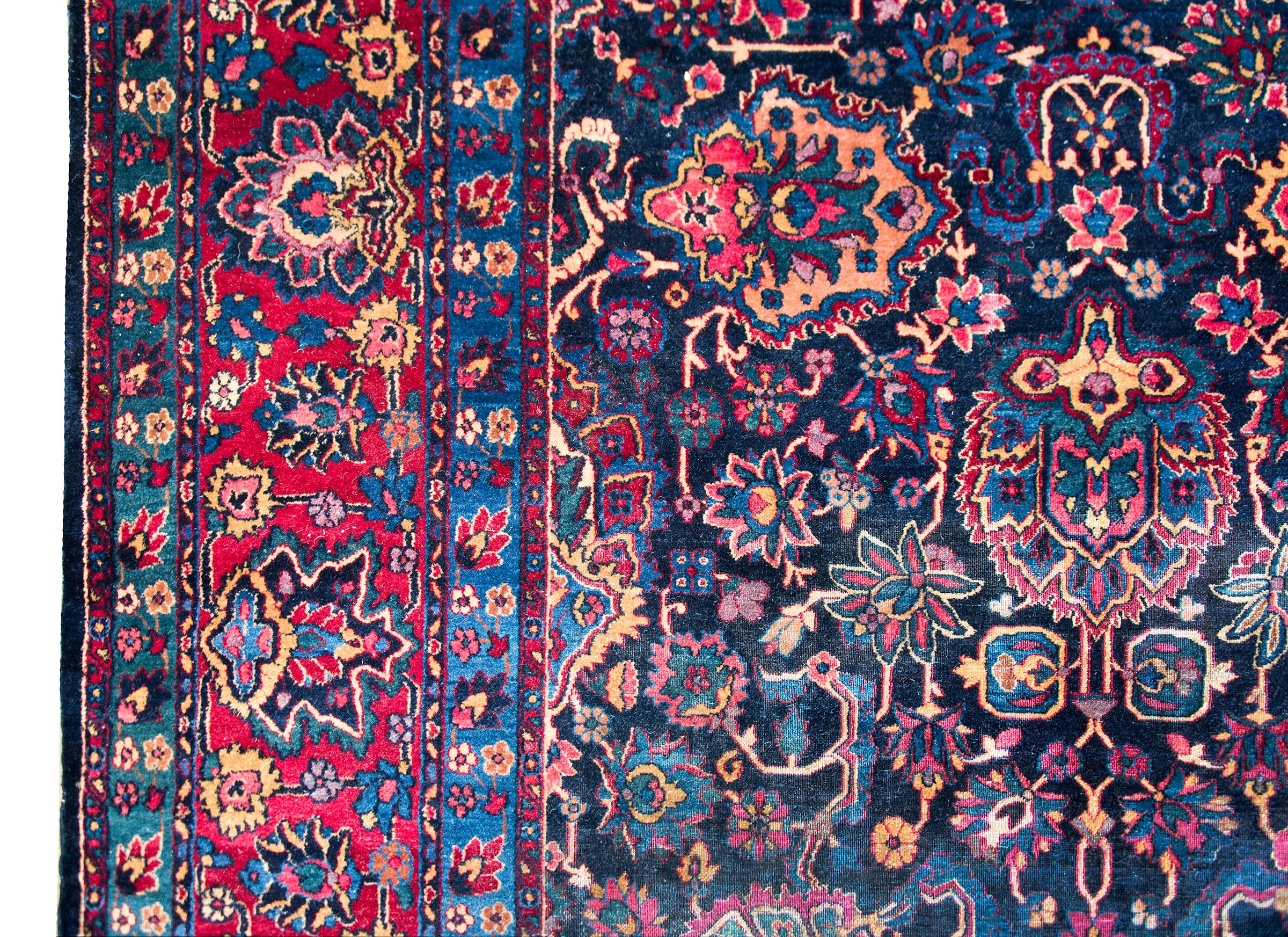Early 20th Century Persian Kirman Rug For Sale 1