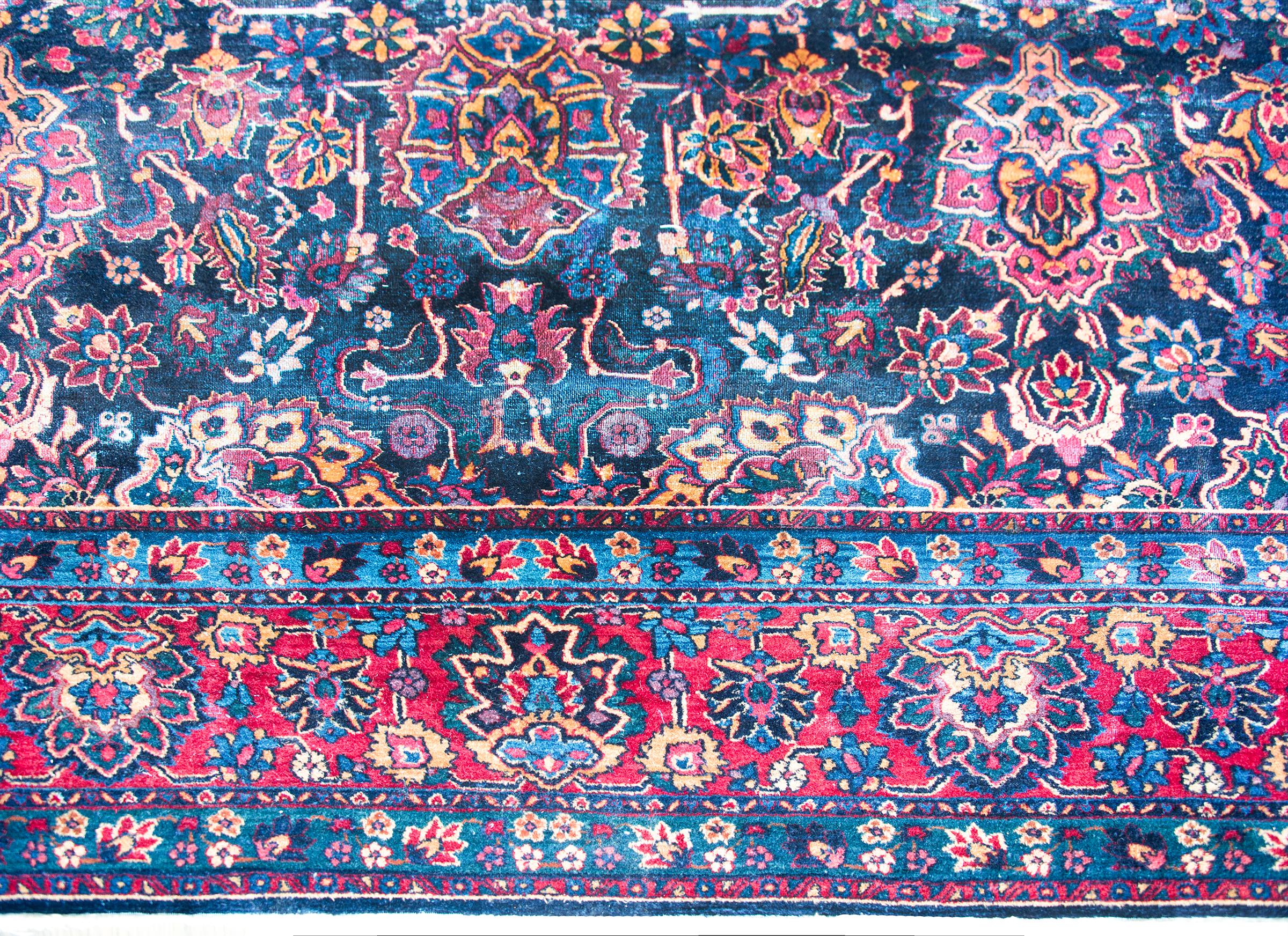 Early 20th Century Persian Kirman Rug For Sale 3