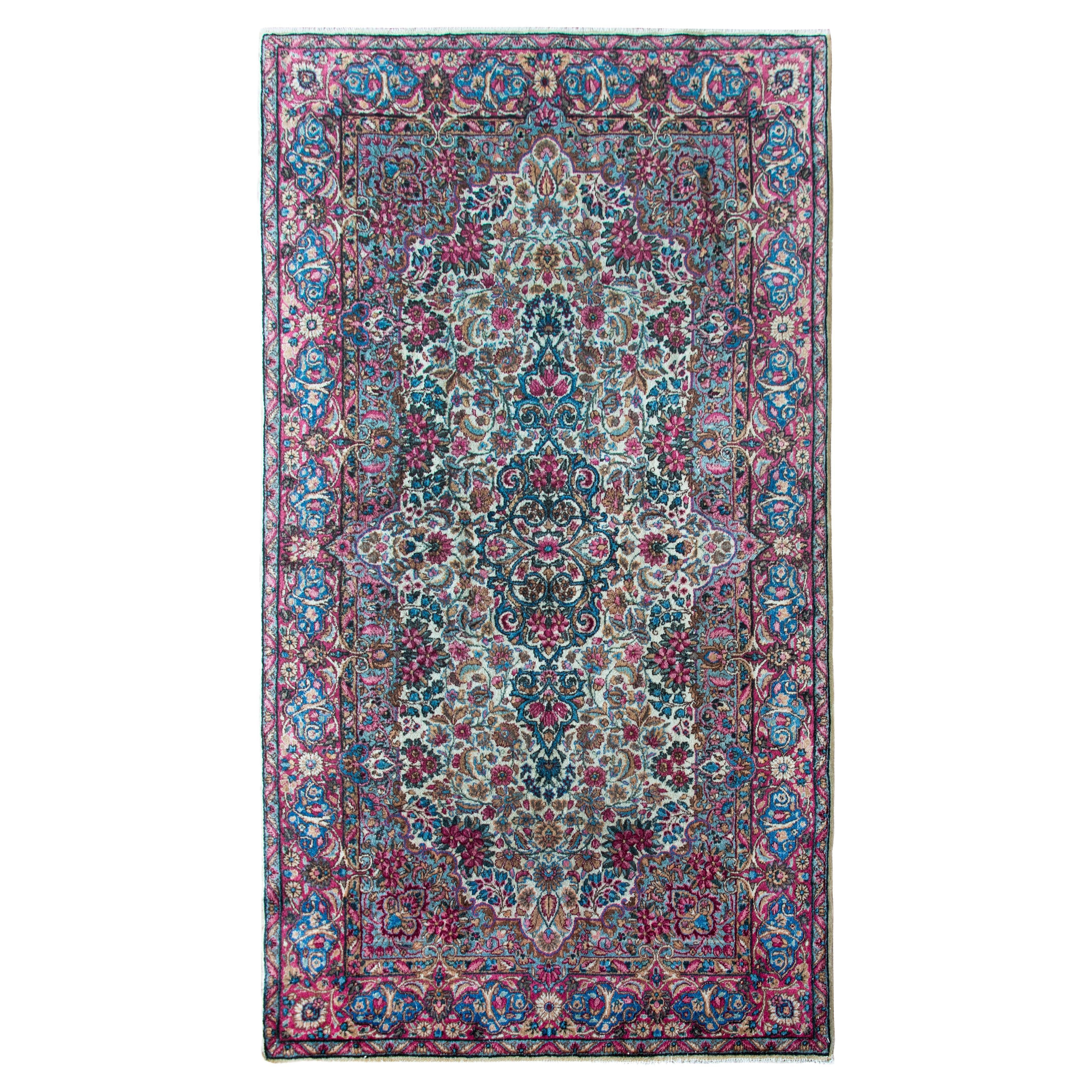 Persischer Kirman-Teppich aus dem frühen 20. im Angebot