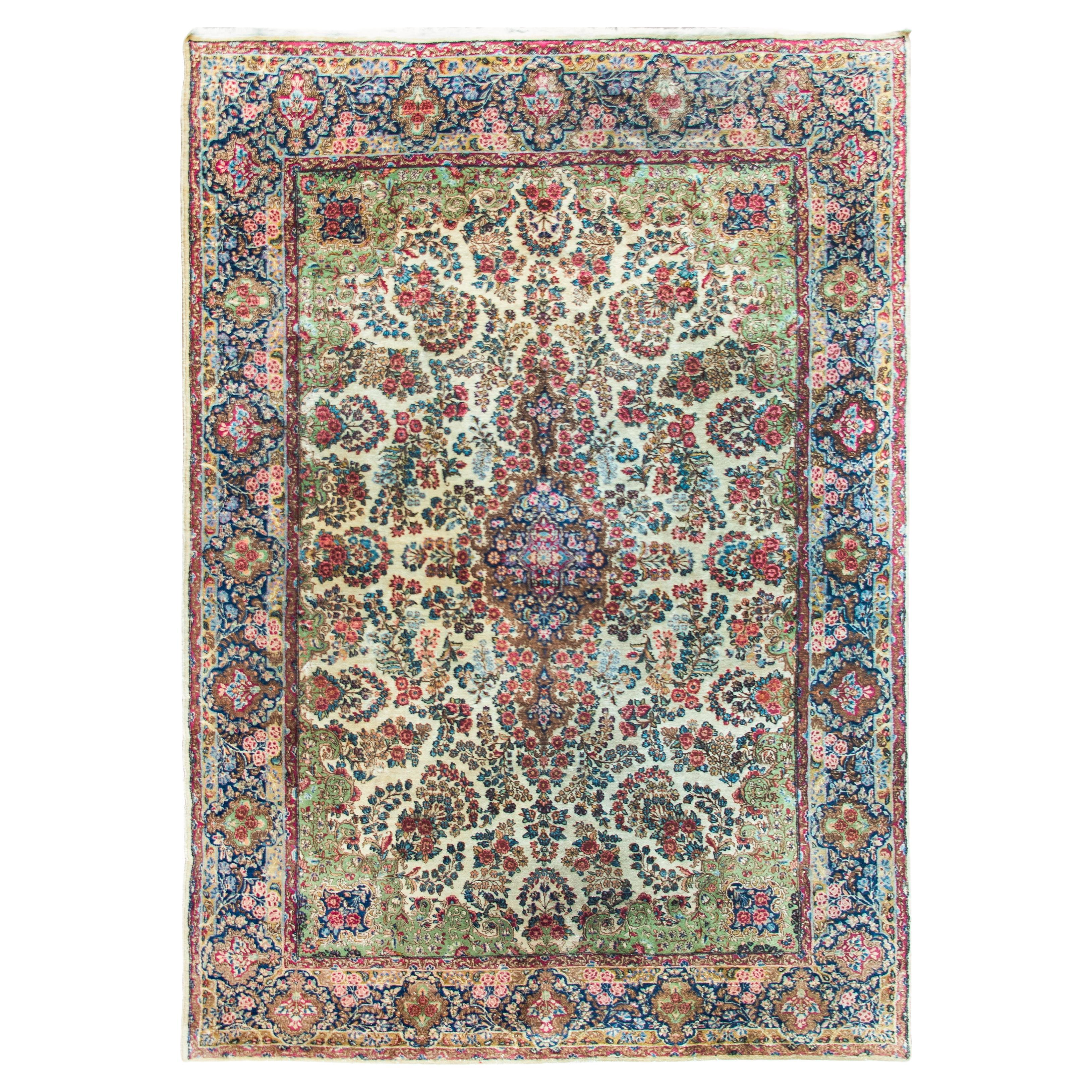 Early 20th Century Persian Kirman Rug