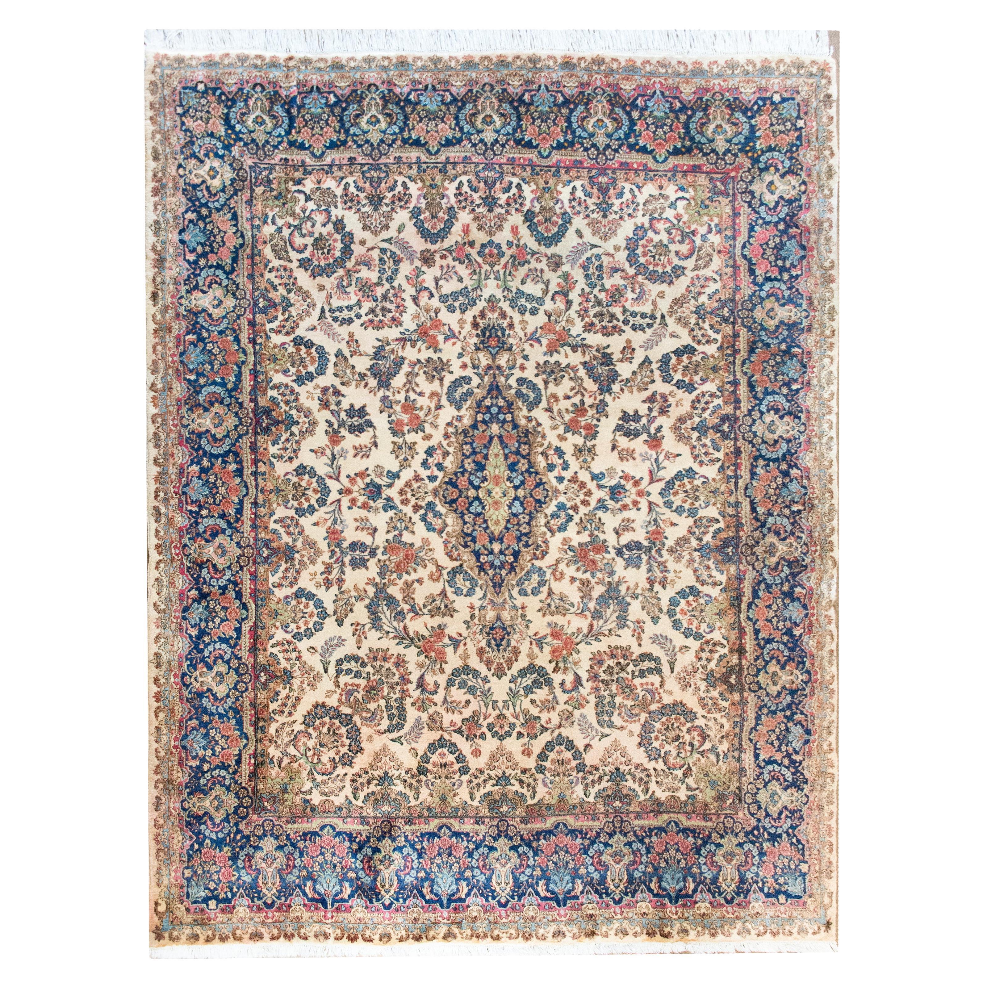 Early 20th Century Persian Kirman Rug