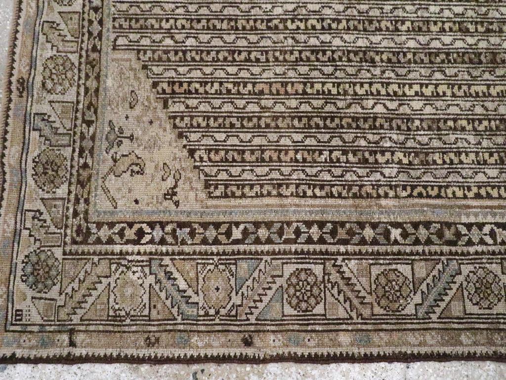 Annodato a mano Tappeto d'accento persiano curdo dei primi del Novecento in vendita