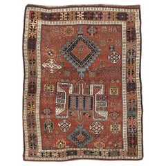 Early 20th Century Persian Kurdish Accent Rug