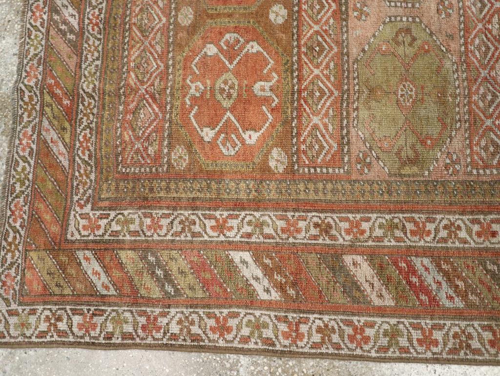 Annodato a mano Tappeto d'accento curdo persiano Bidjar dei primi del Novecento in vendita