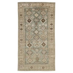 Early 20th Century Persian Kurdish Bidjar Accent Rug