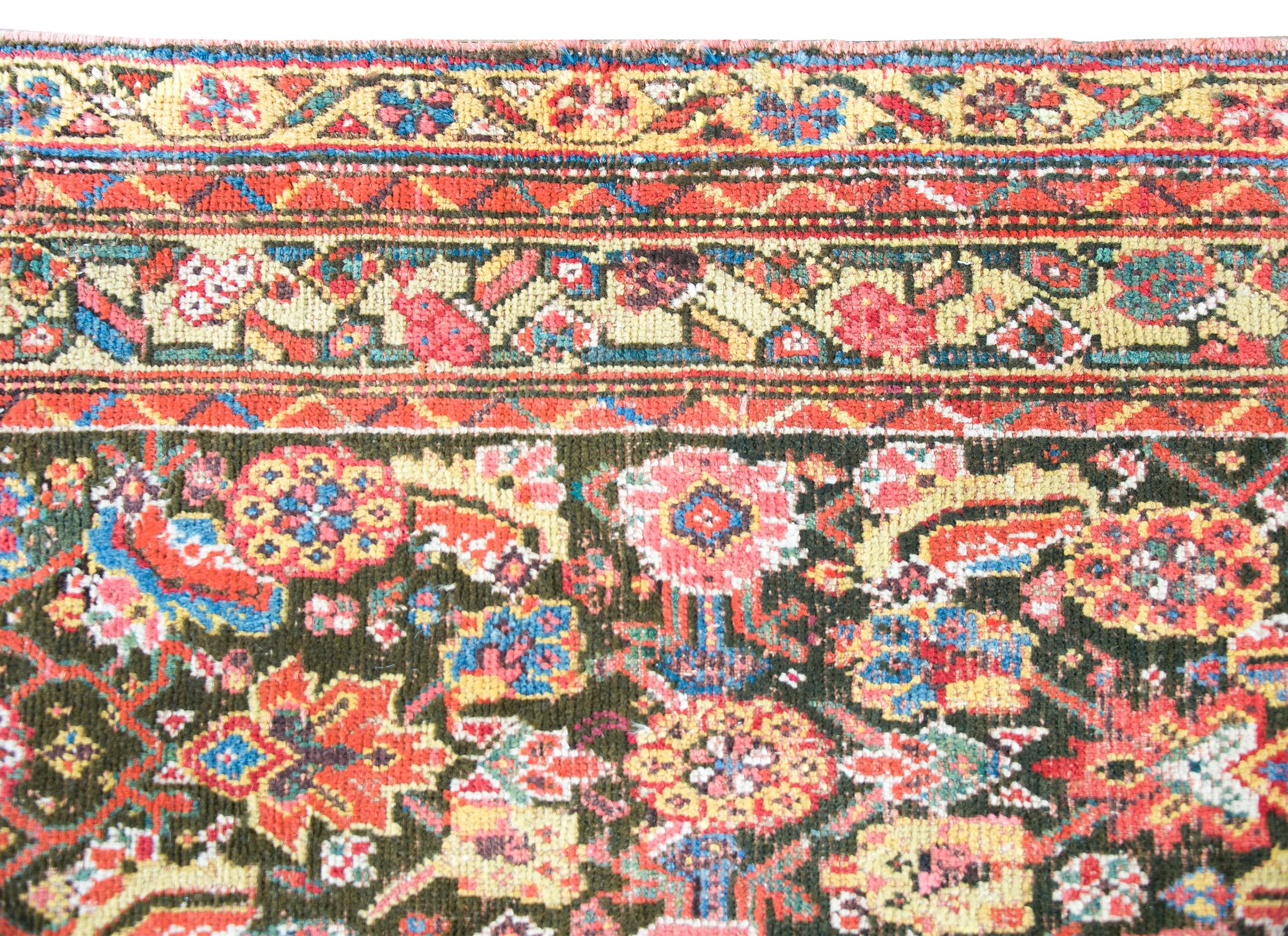 Early 20th Century Persian Kurdish Rug For Sale 4